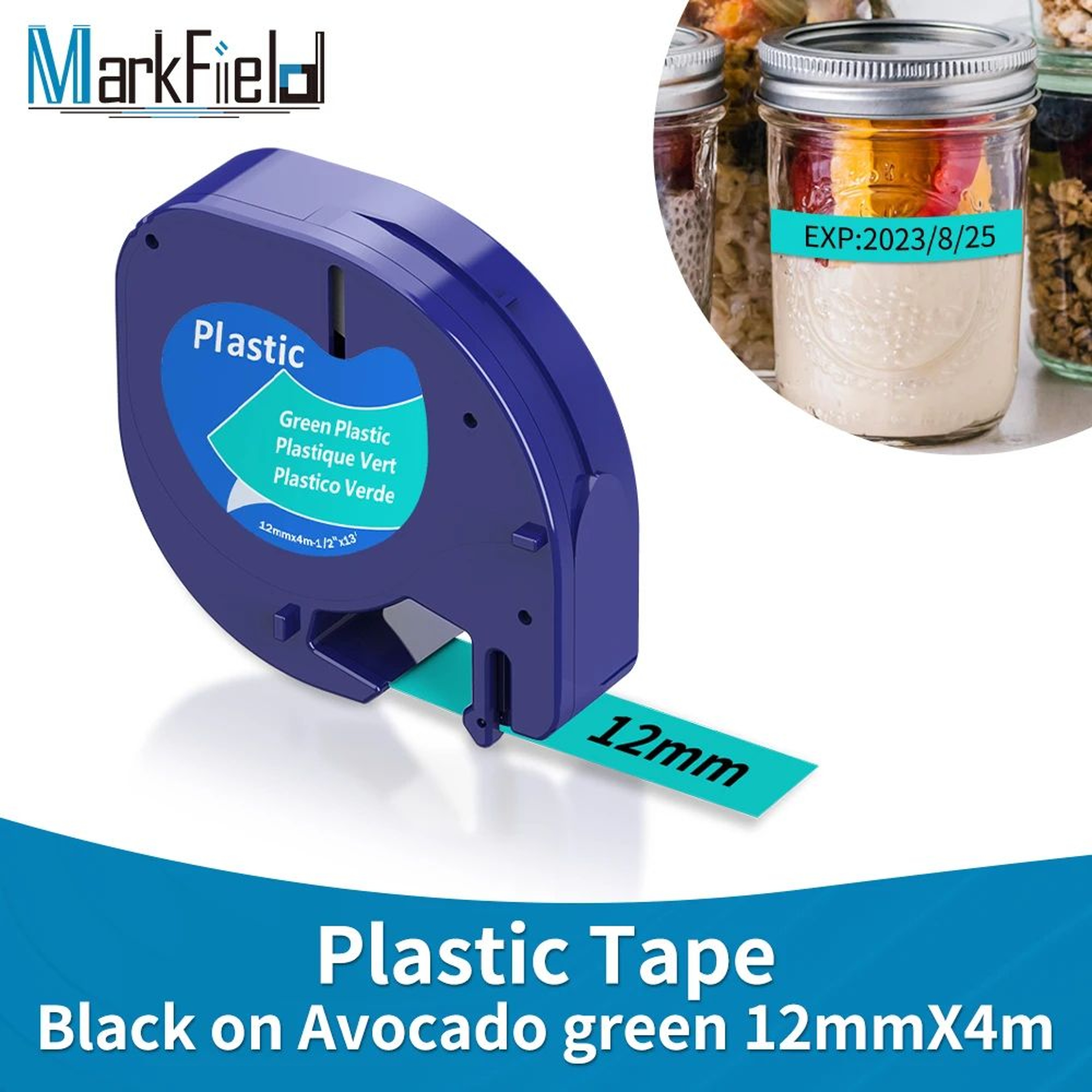 Multicolor Label Tape Refill Cartridges 17