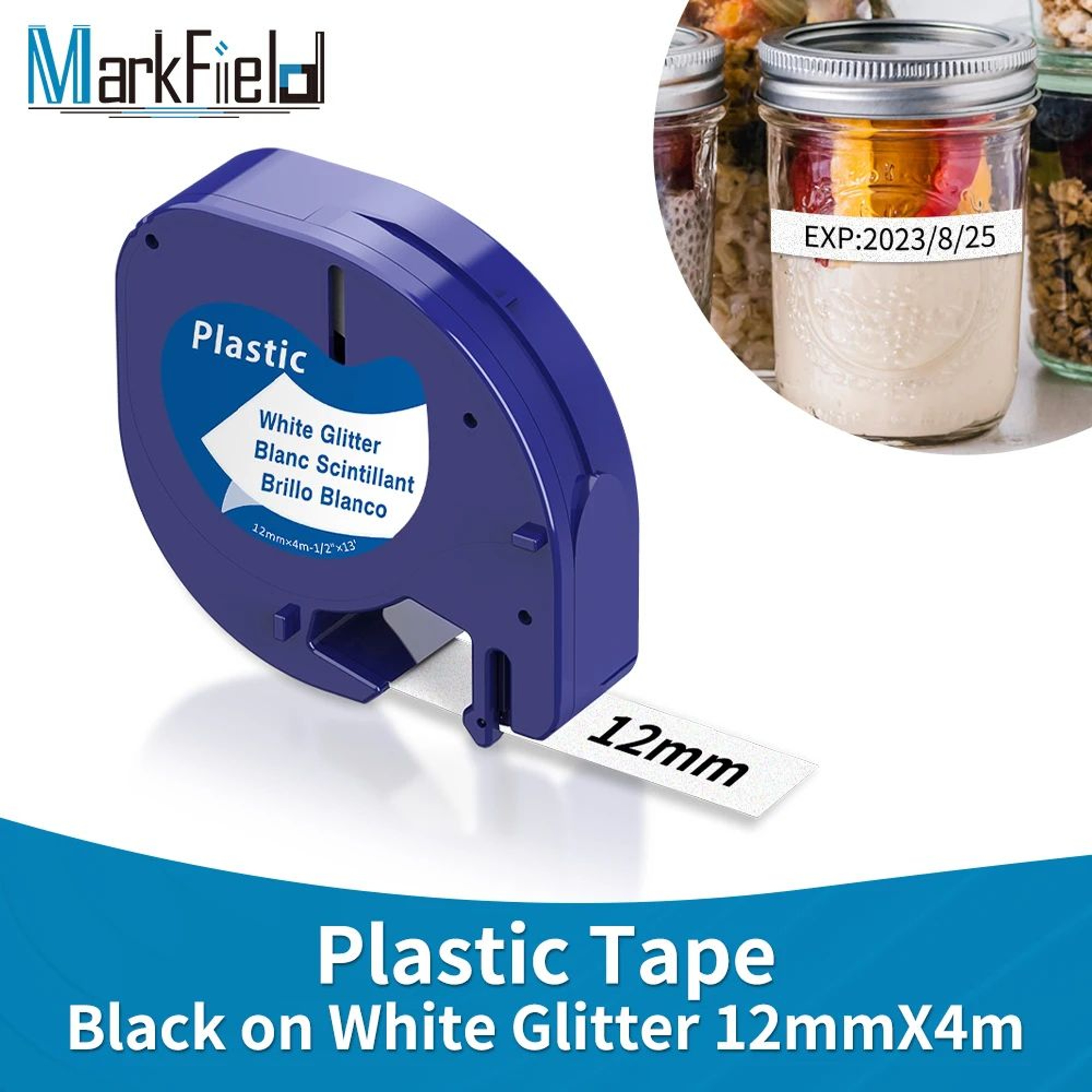 Multicolor Label Tape Refill Cartridges 18