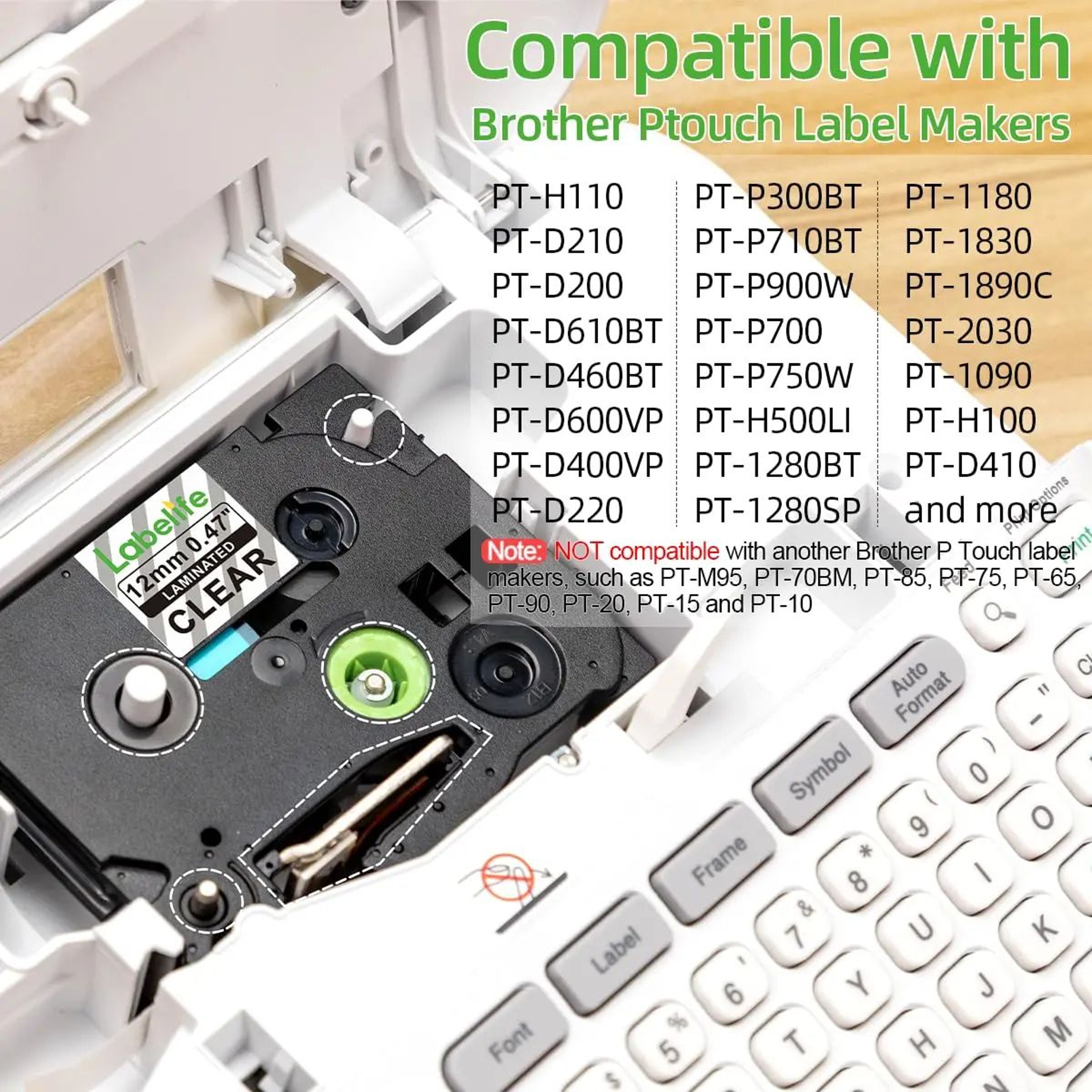 Protective Laminated Label Tape Replacement Cartridges 1