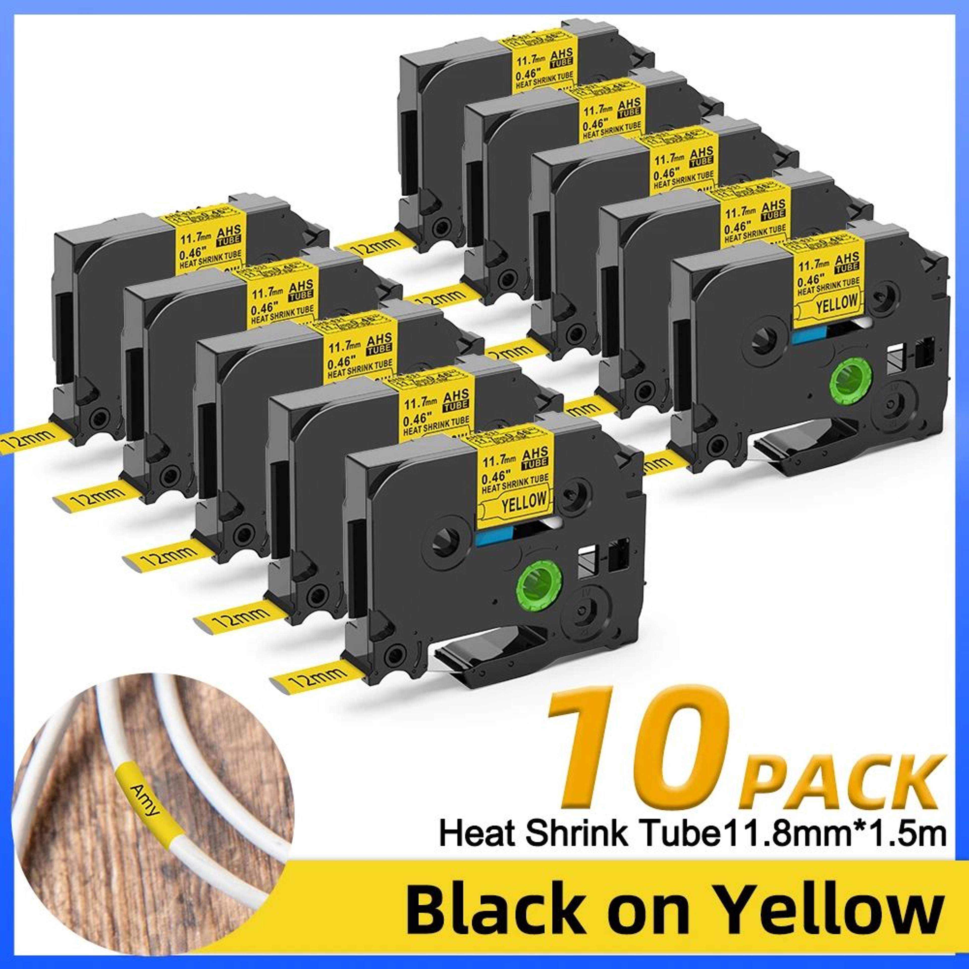 Portable Industrial Label Printer With Heat Shrink Tube Support 5