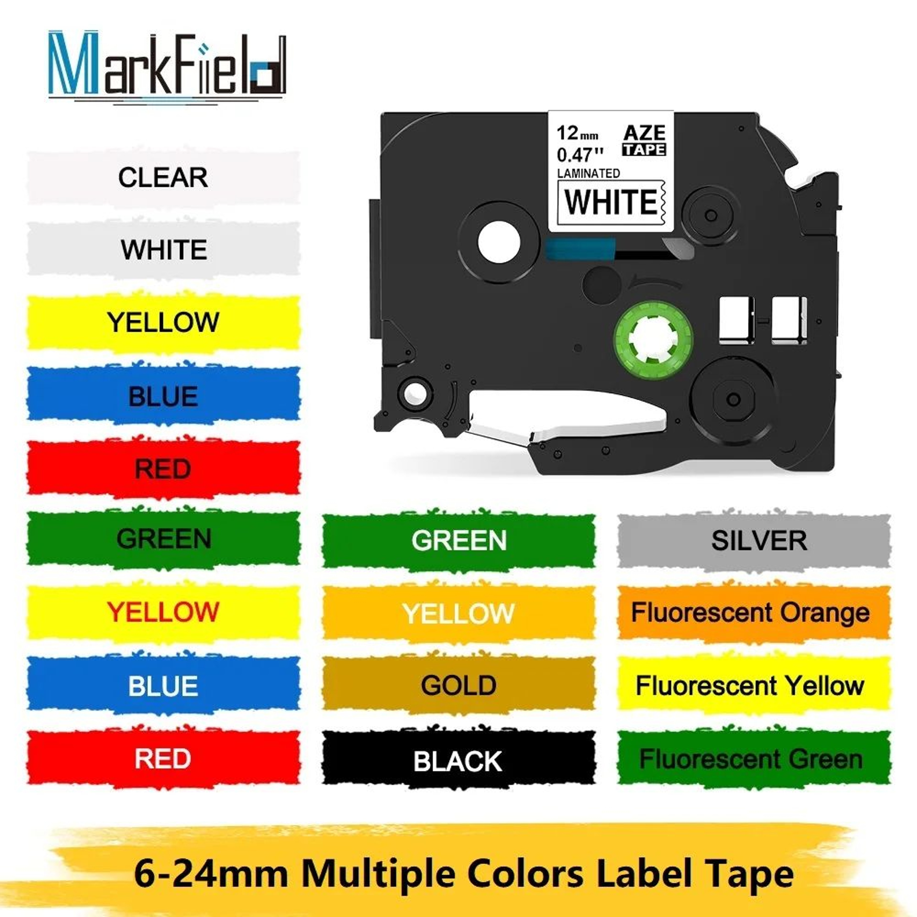Compatible Laminated Label Tape Replacement Cartridge 0