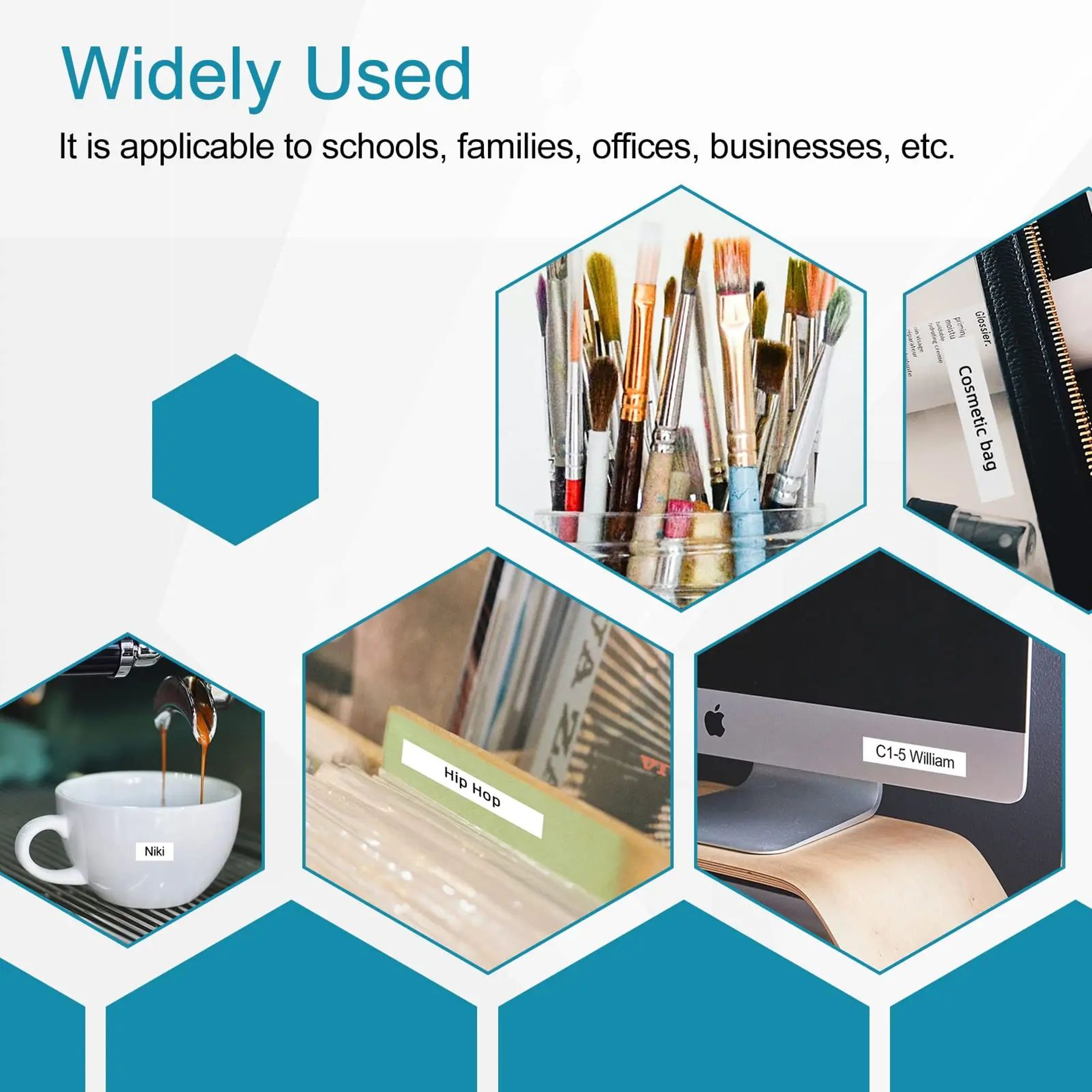 Compatible Laminated Label Tape Replacement Cartridge 4