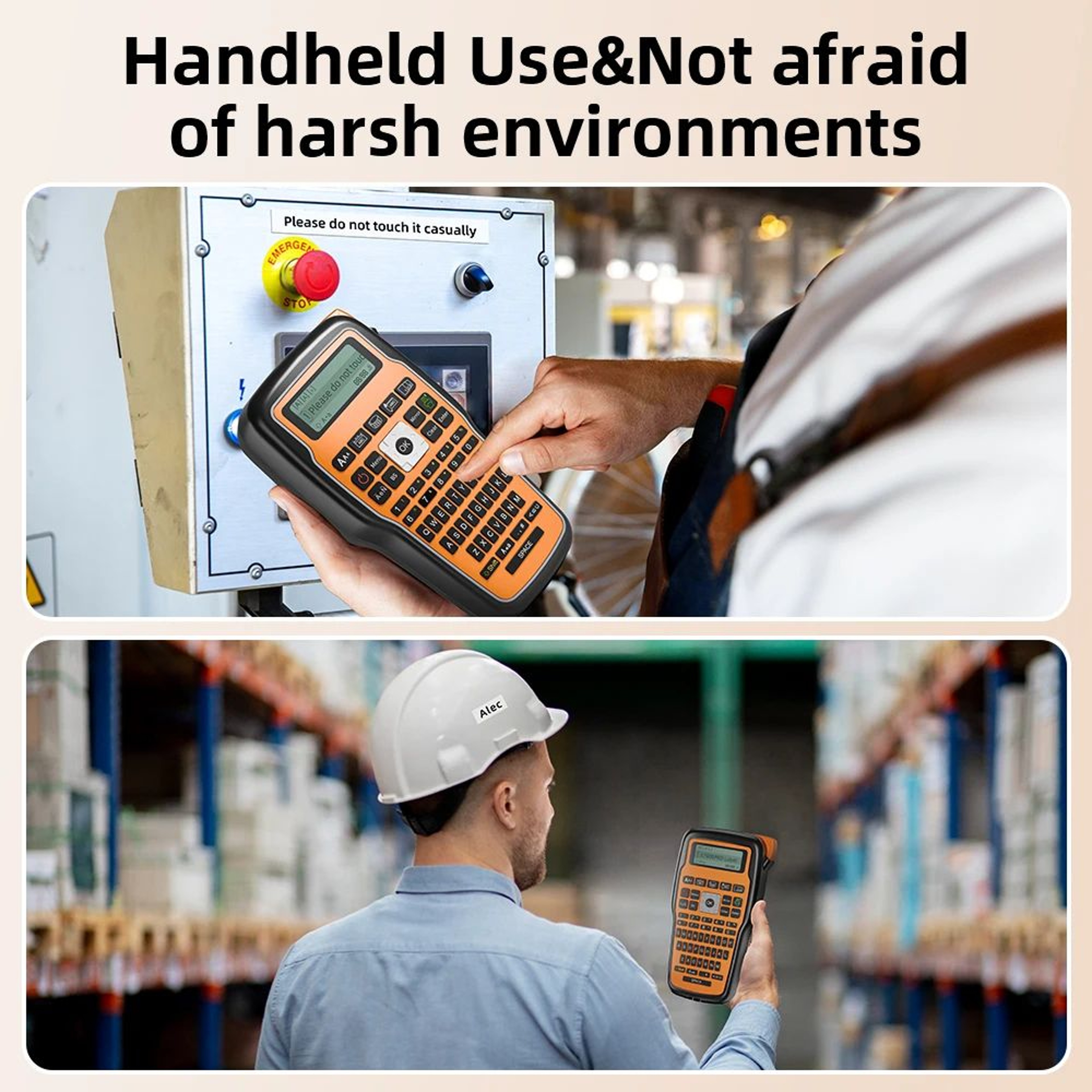 E1000PRO Handheld Label Printer Portable Label Maker 5