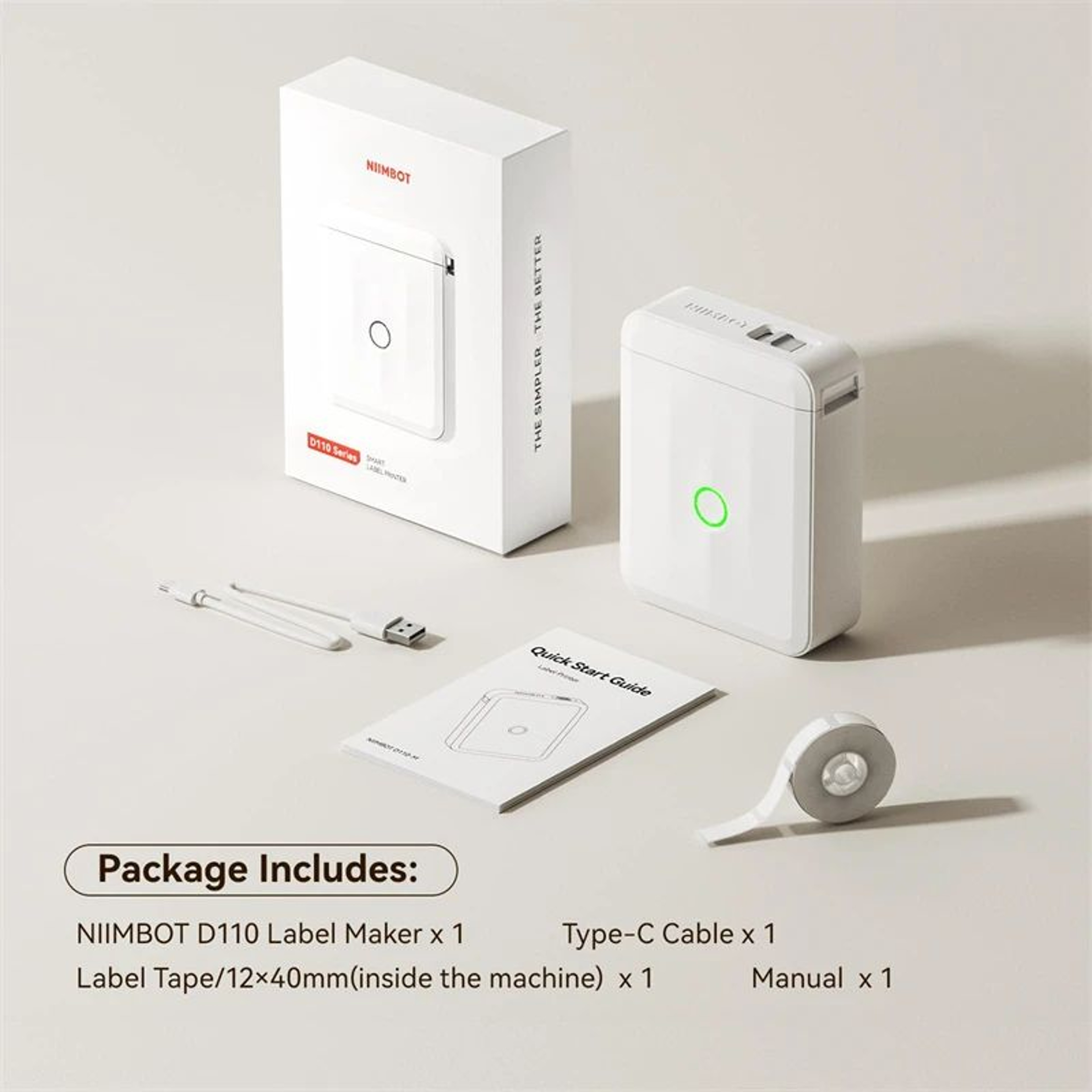 D110 Mini Portable Bluetooth Thermal Label Printer 4