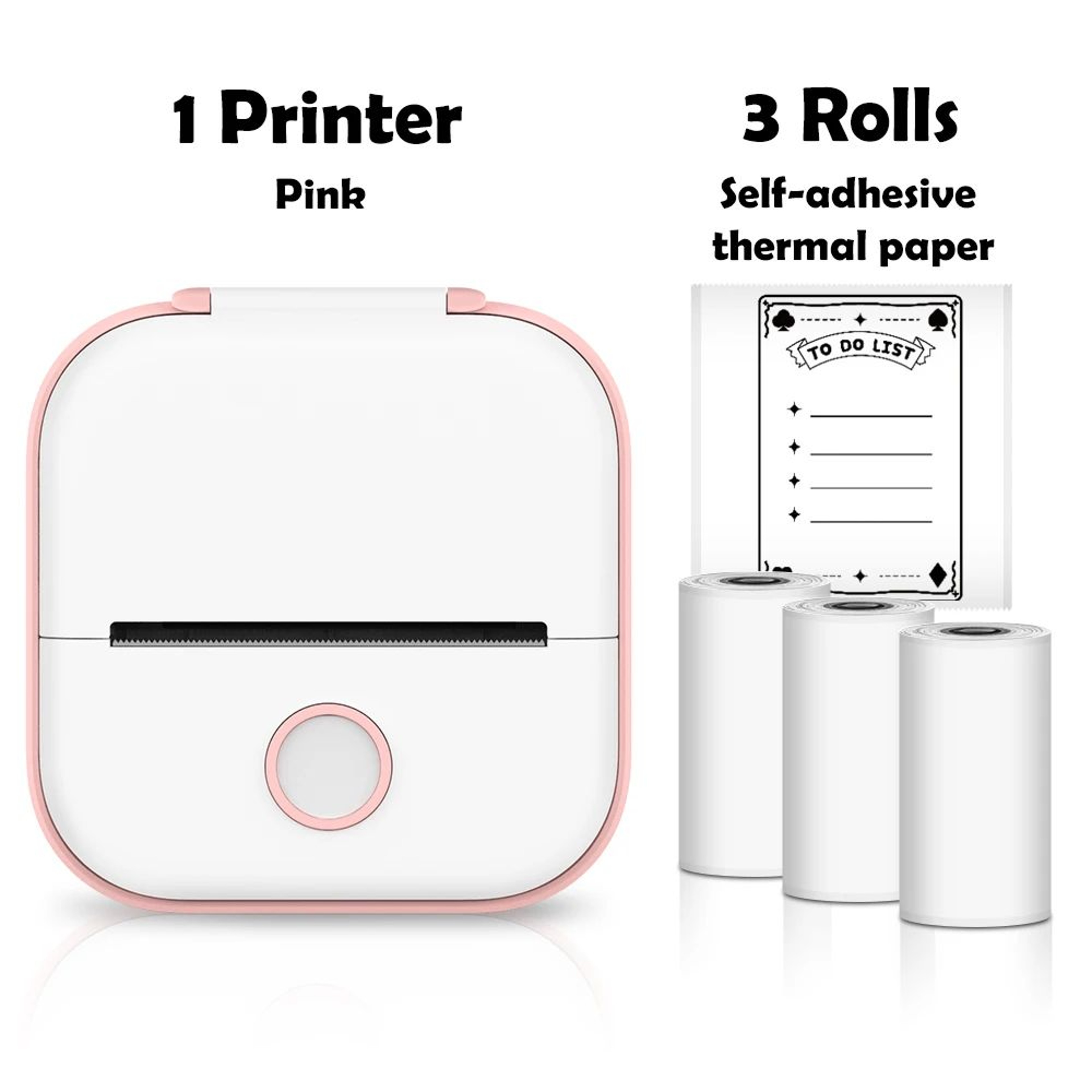 T02 Mini Portable Bluetooth Thermal Sticker Printer 16