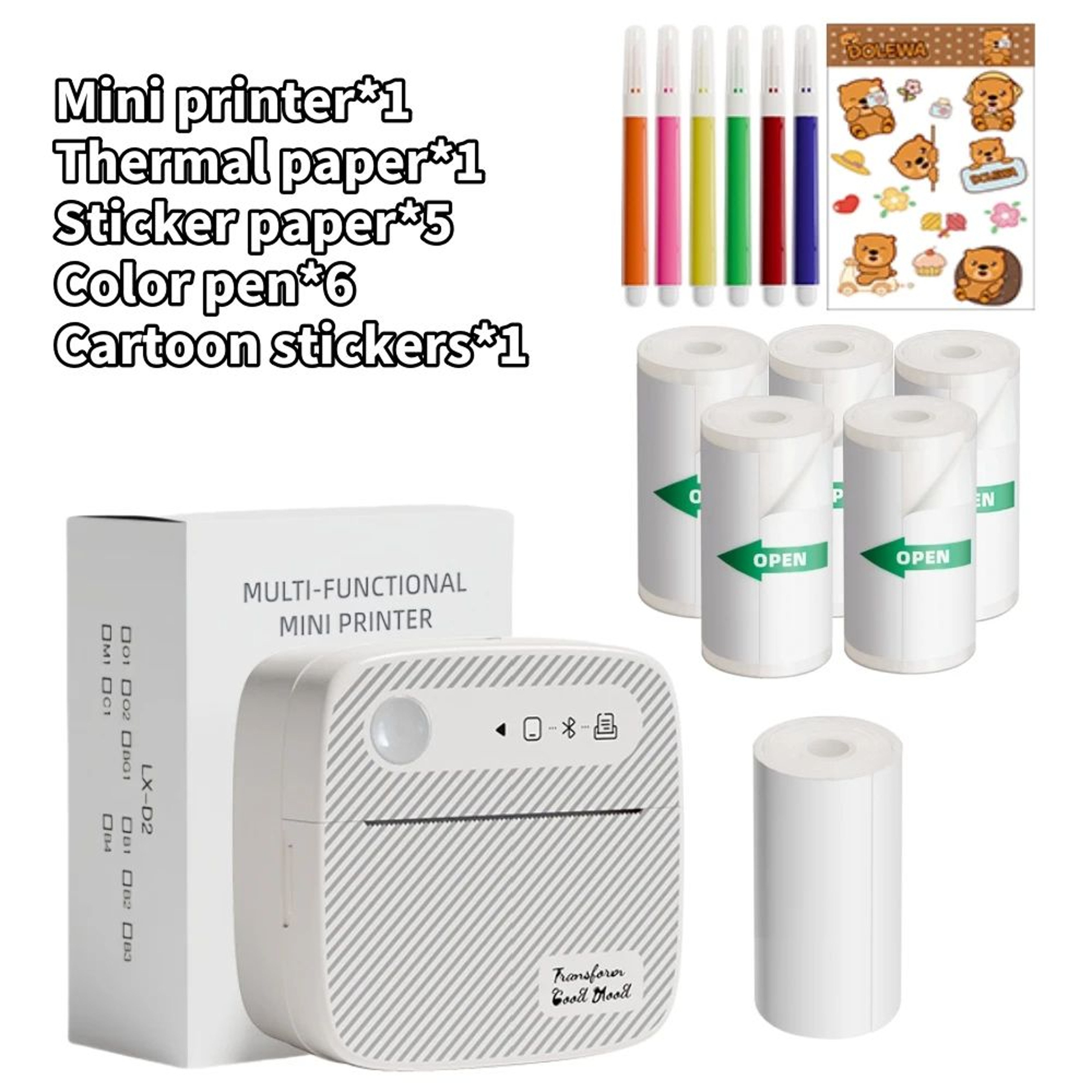 B3 Mini Bluetooth Thermal Printer Portable Sticker Label Maker 9