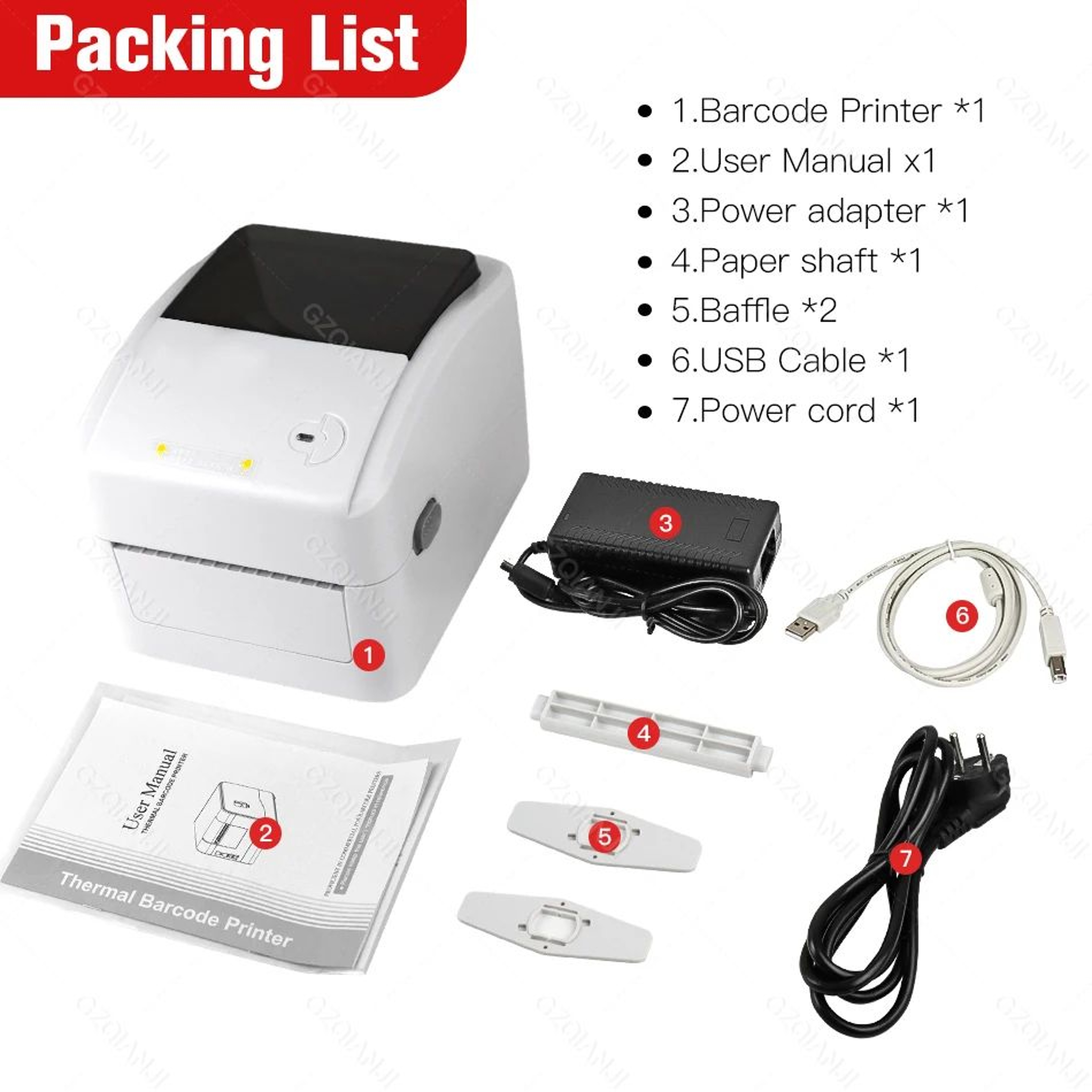 4 Inch Thermal Shipping Label Printer For Small Business 5