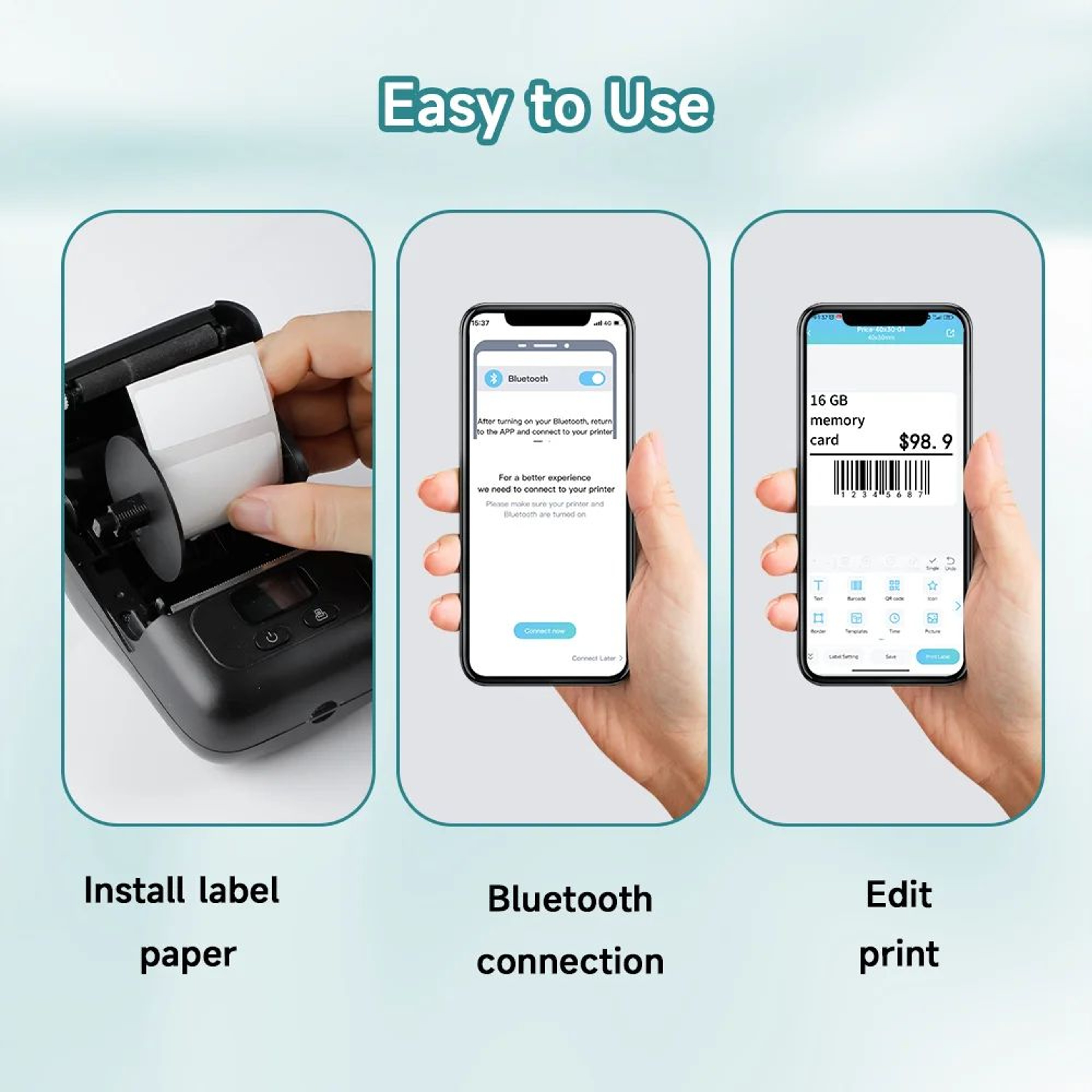 Transparent Thermal Label Stickers For Barcode And Product Labeling 4