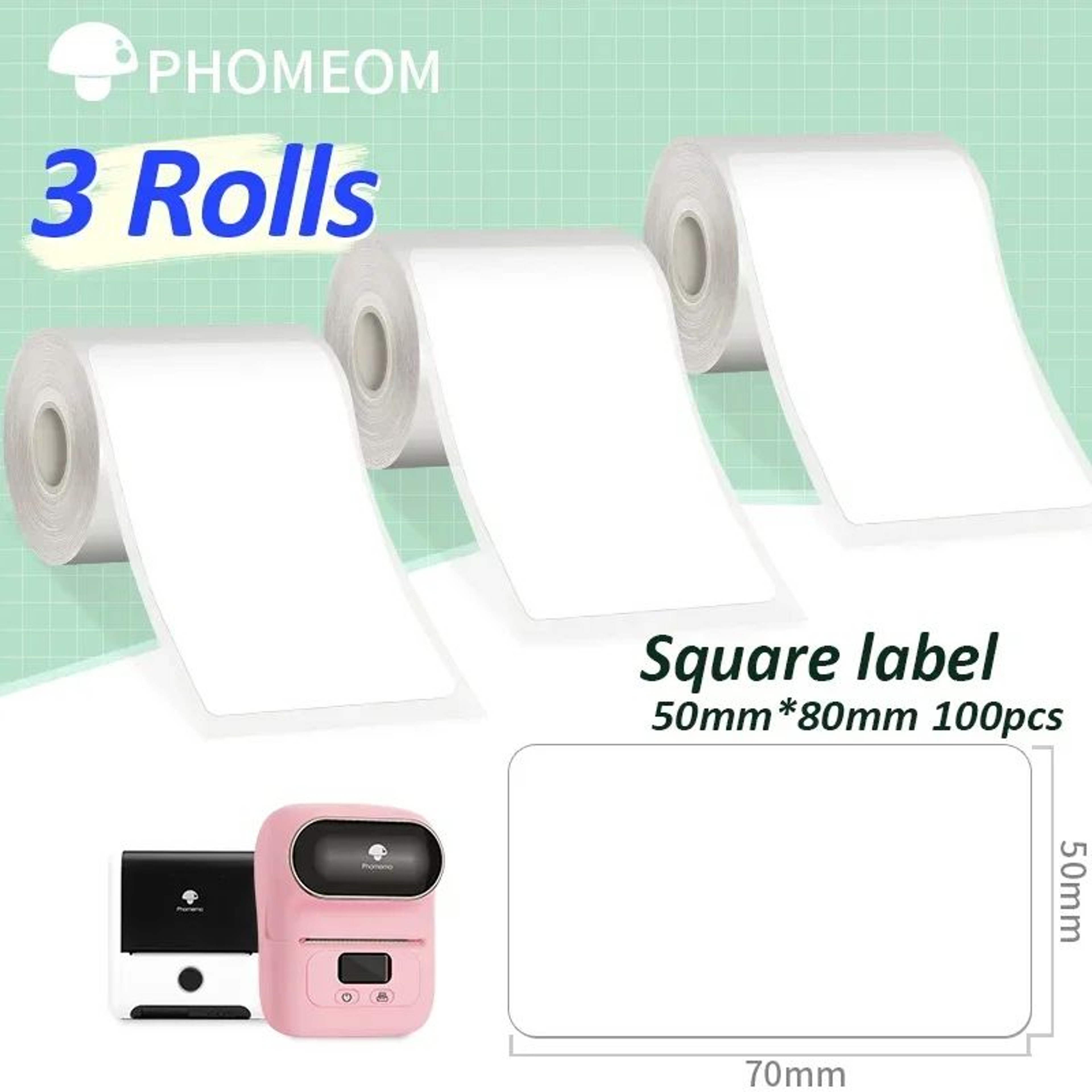 Transparent Thermal Label Stickers For Barcode And Product Labeling 15