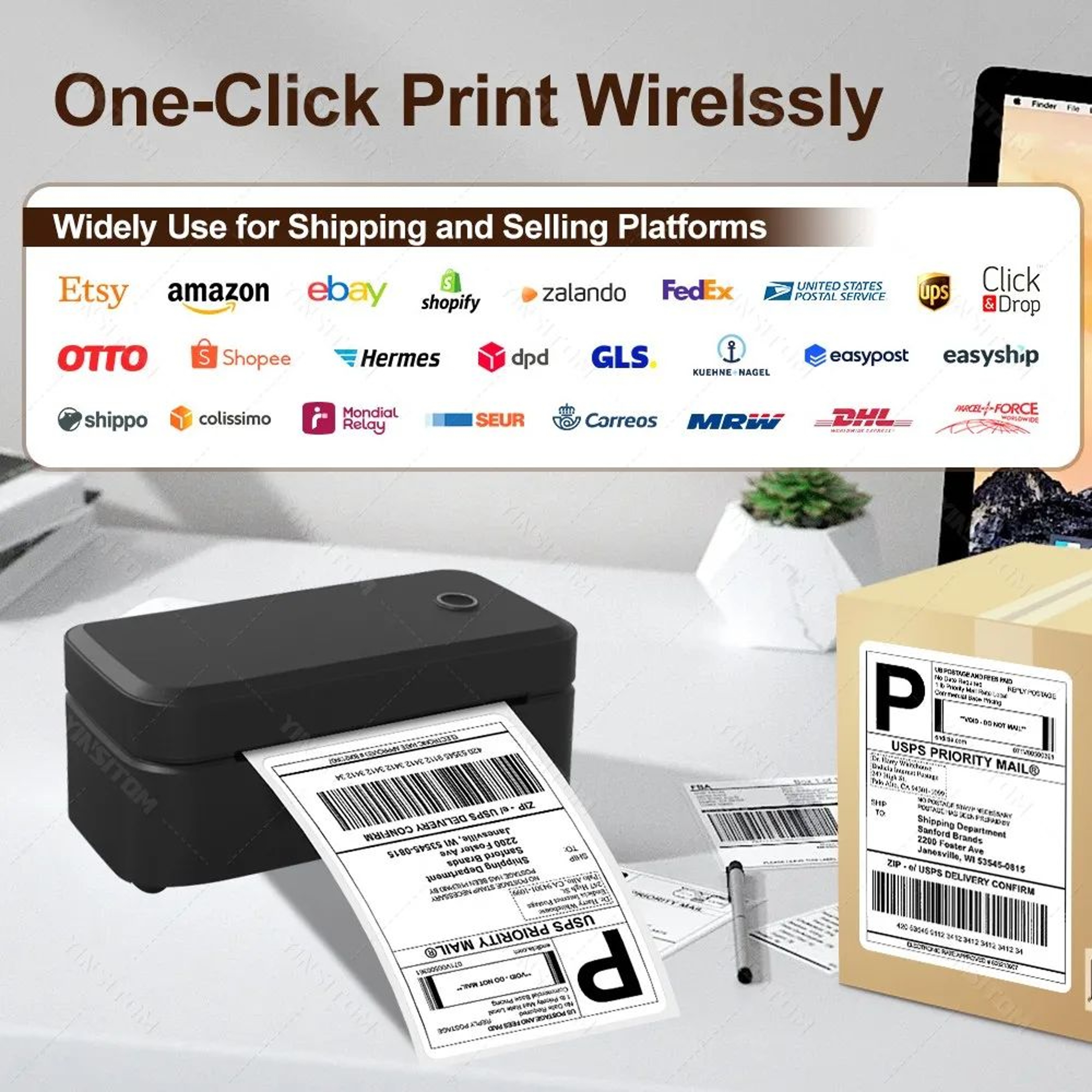X4 Bluetooth Thermal Shipping Label Printer 3