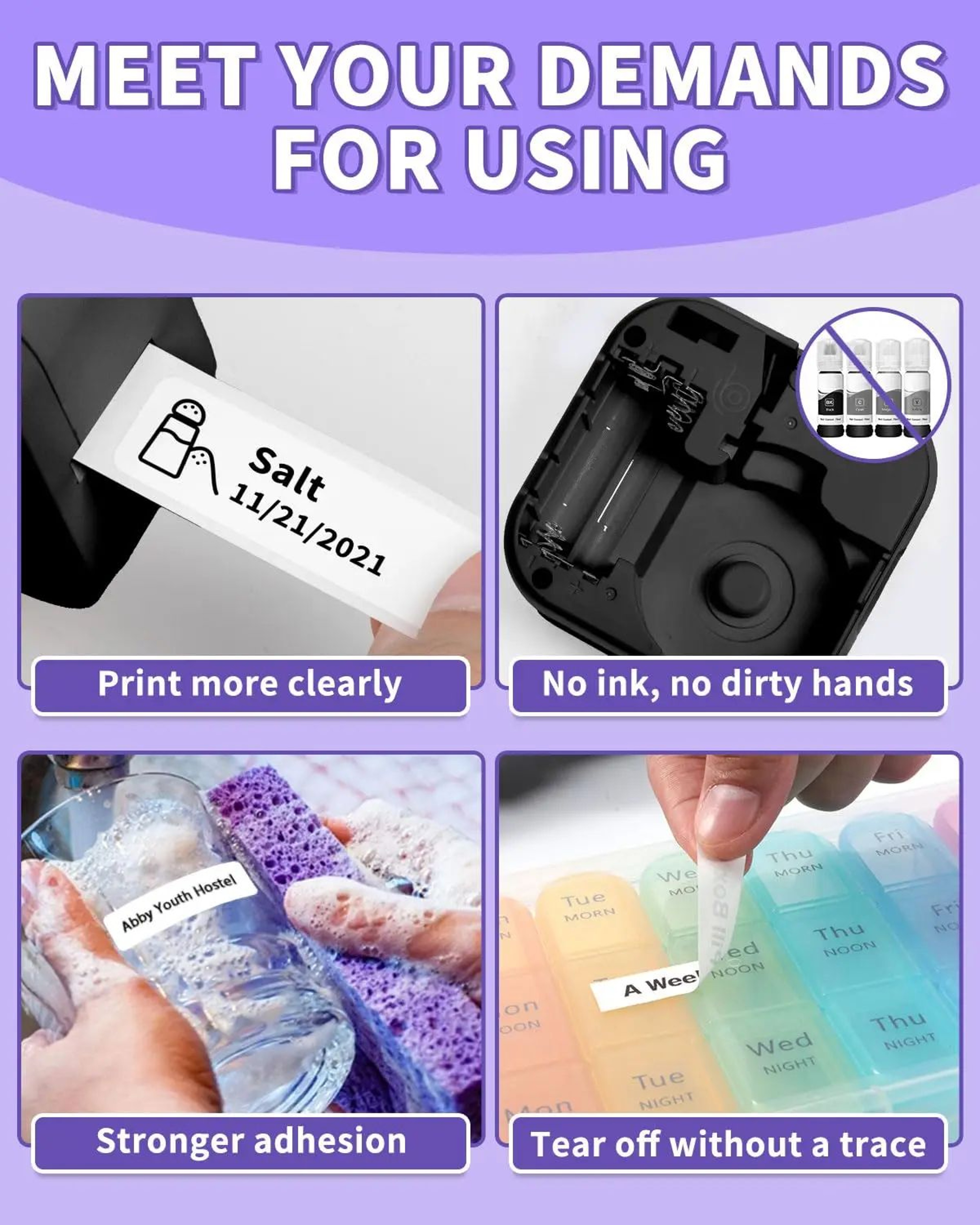 Q30 Mini Bluetooth Thermal Label Printer 3