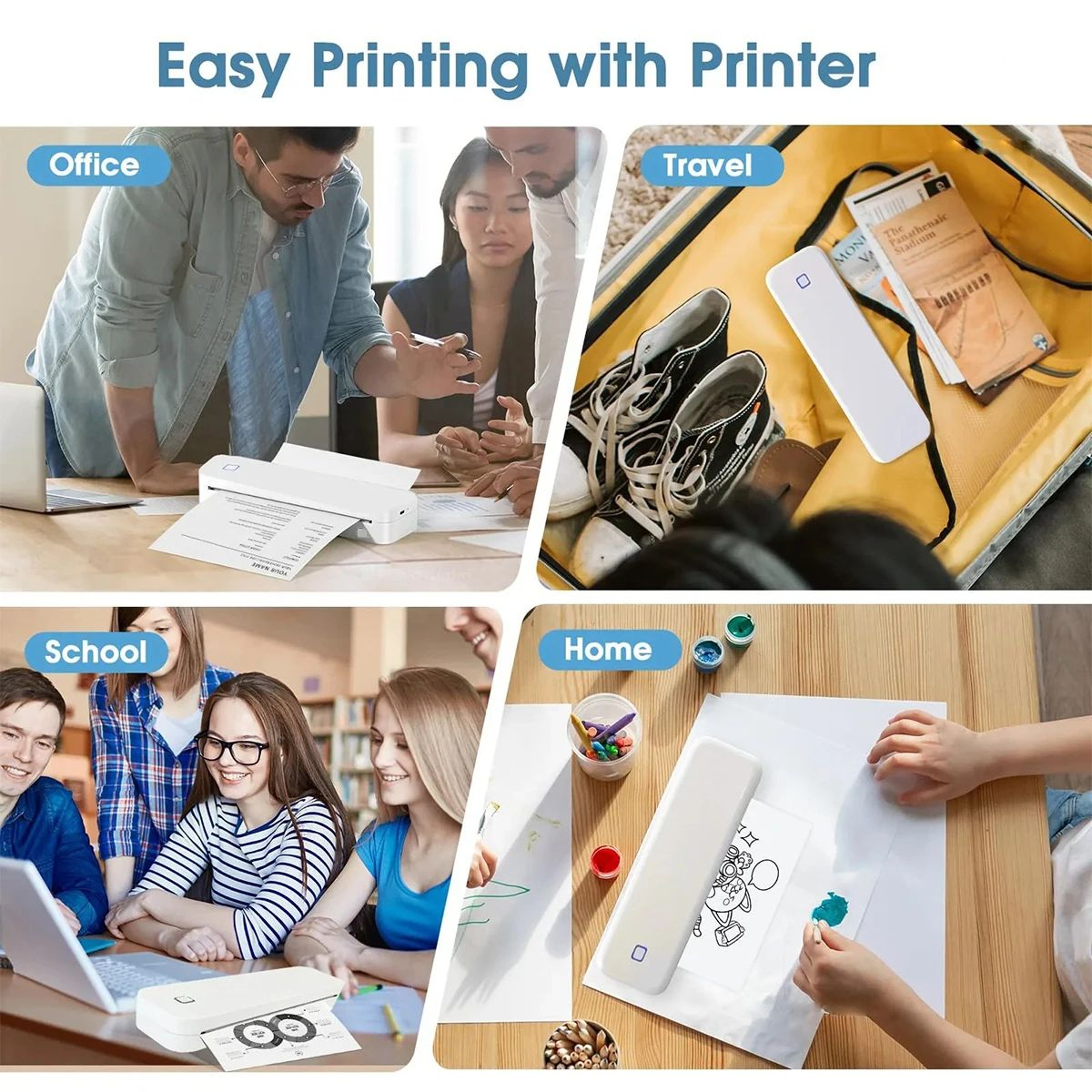 D210 Mini Bluetooth Thermal Label Printer 3