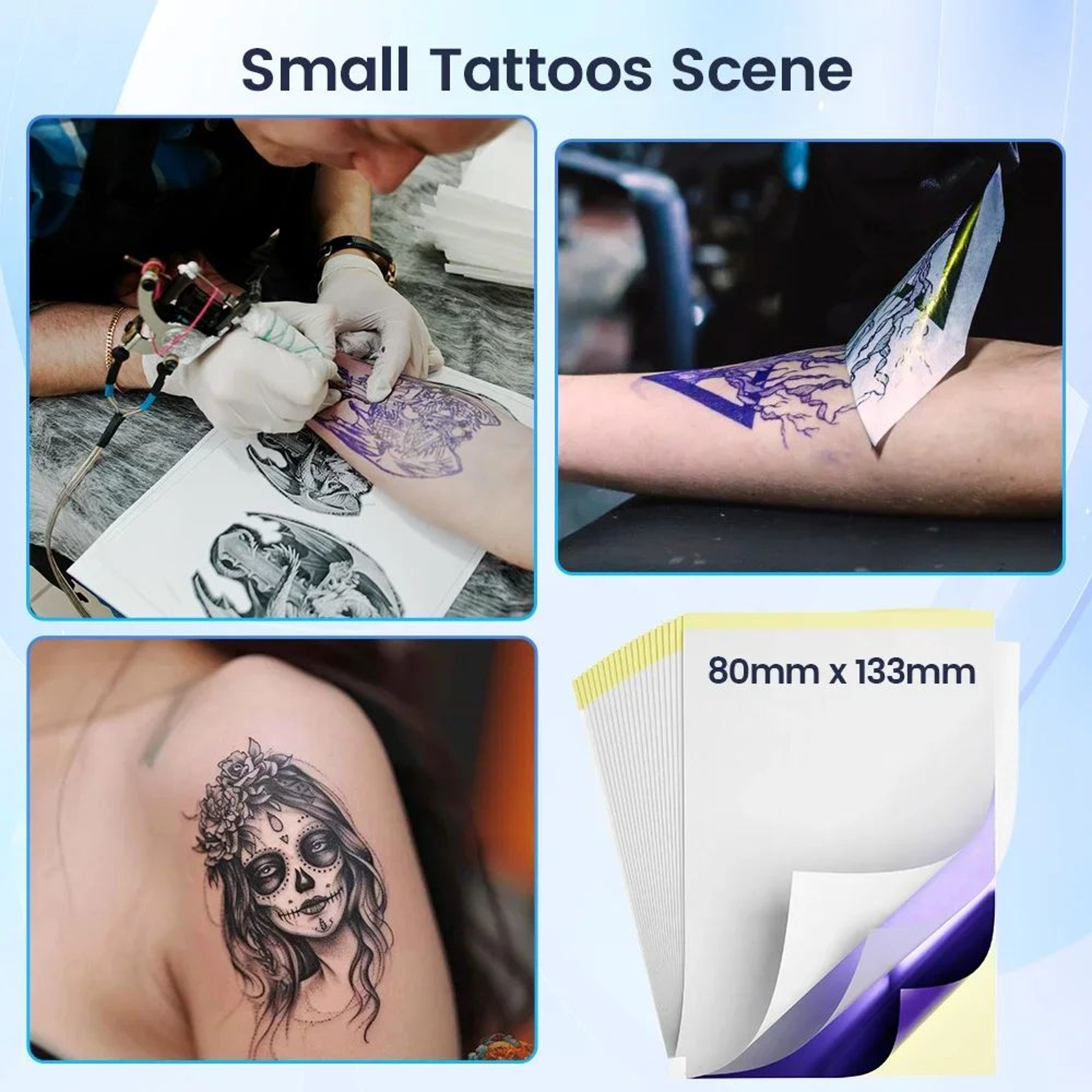 TP31 Tattoo Stencil Transfer Paper 100 Sheets 4