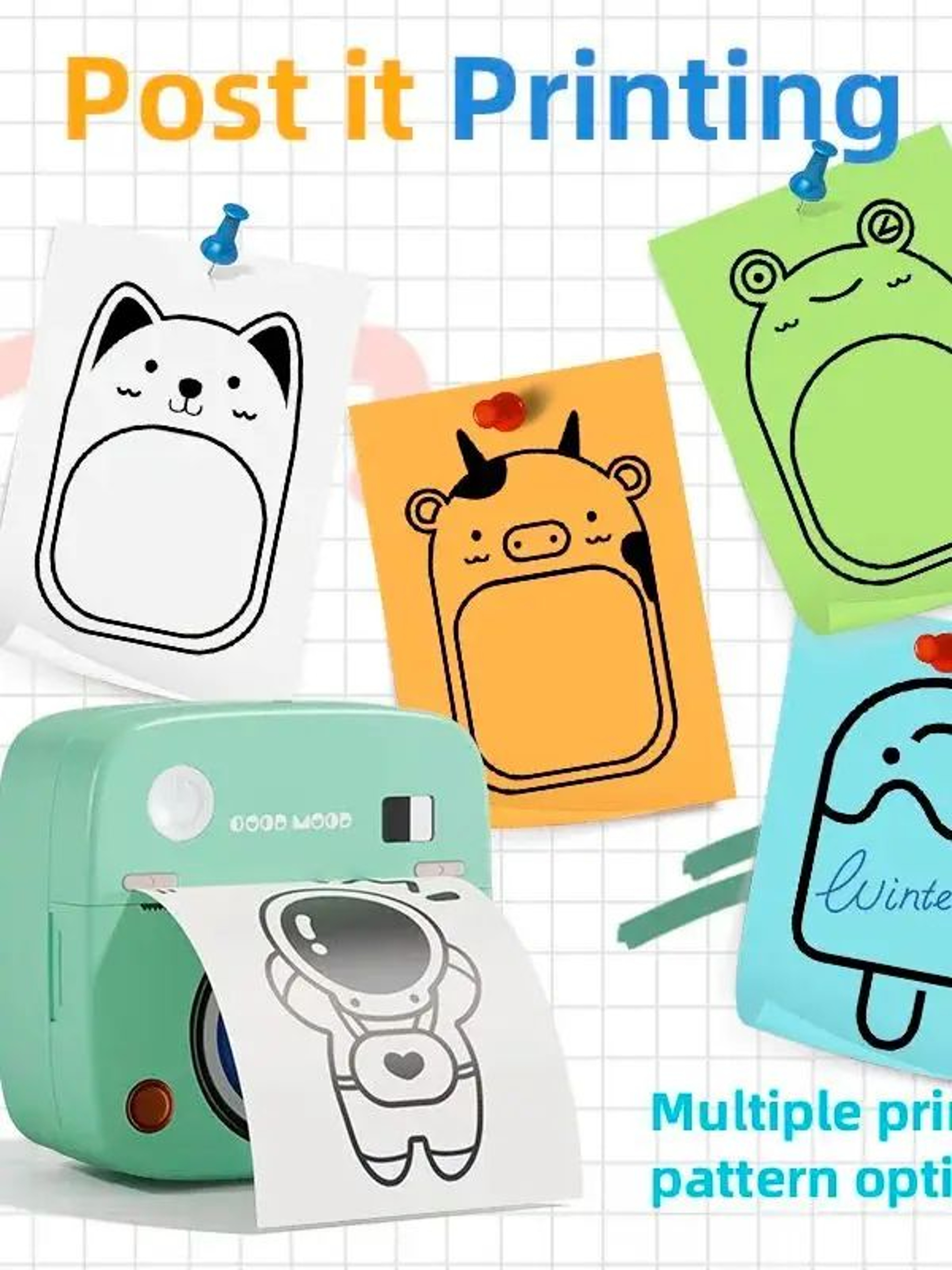 C1 Mini Bluetooth Photo Sticker Printer 5