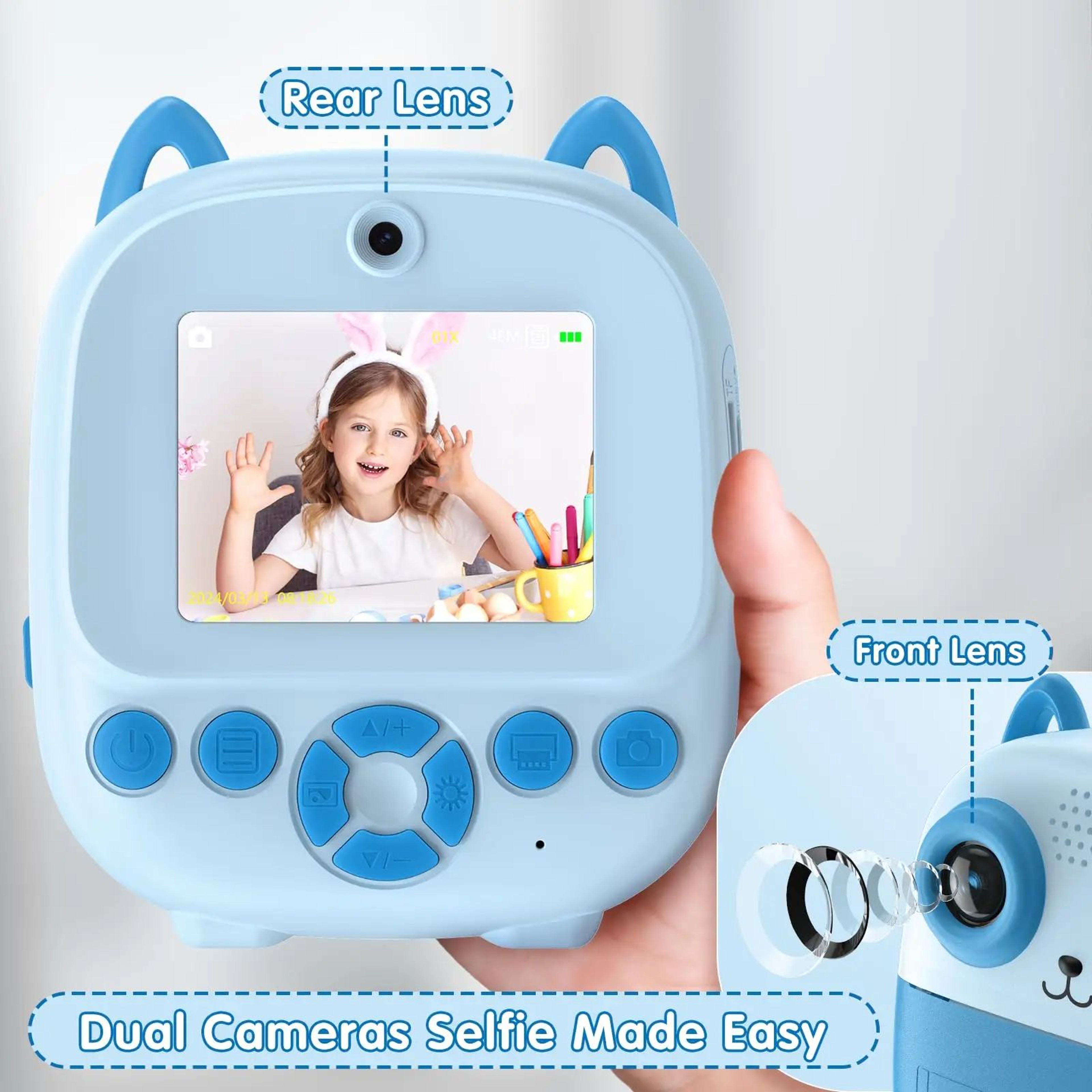 Mini Instant Print Digital Selfie Camera 4