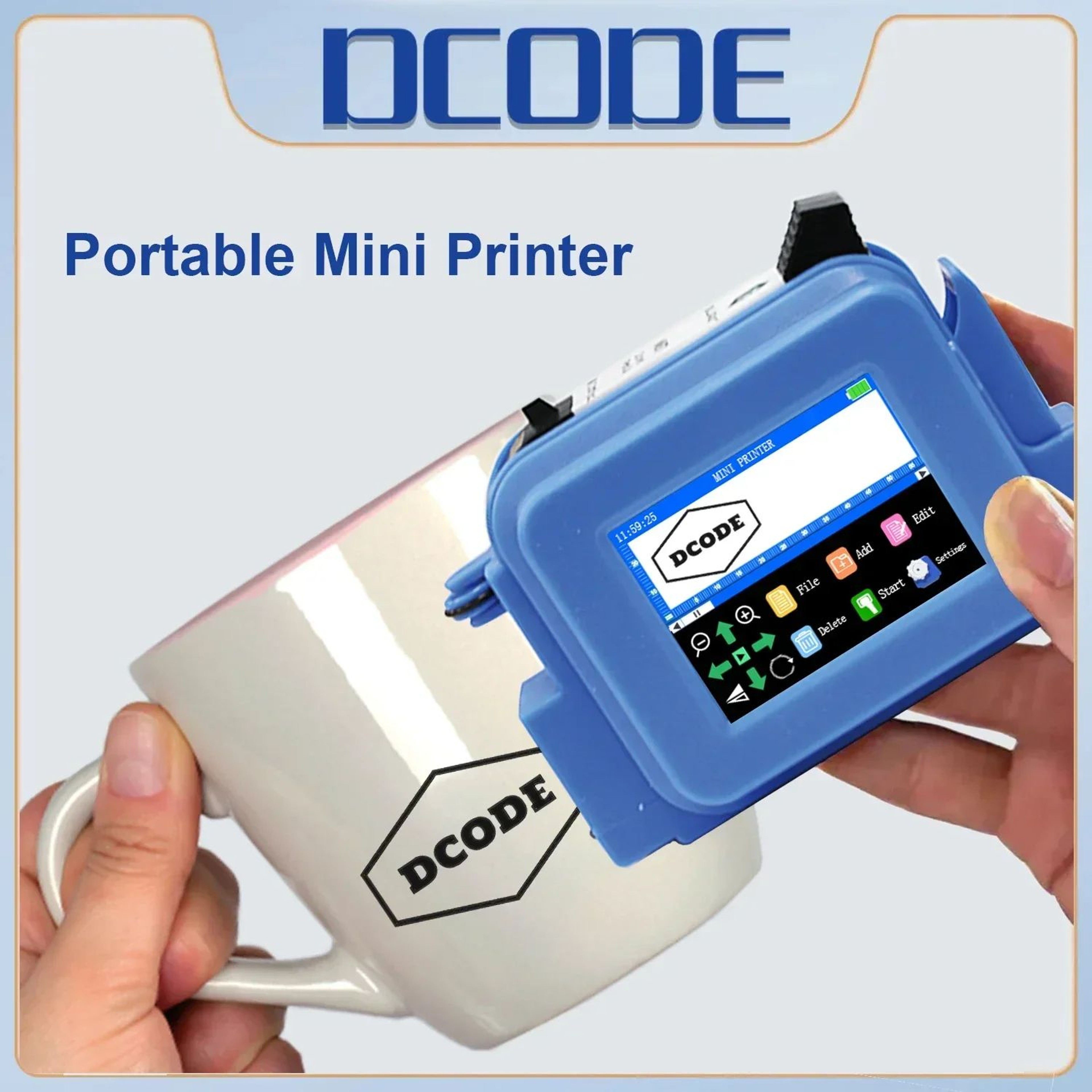 XMINI Portable Handheld Inkjet Coding Printer 0