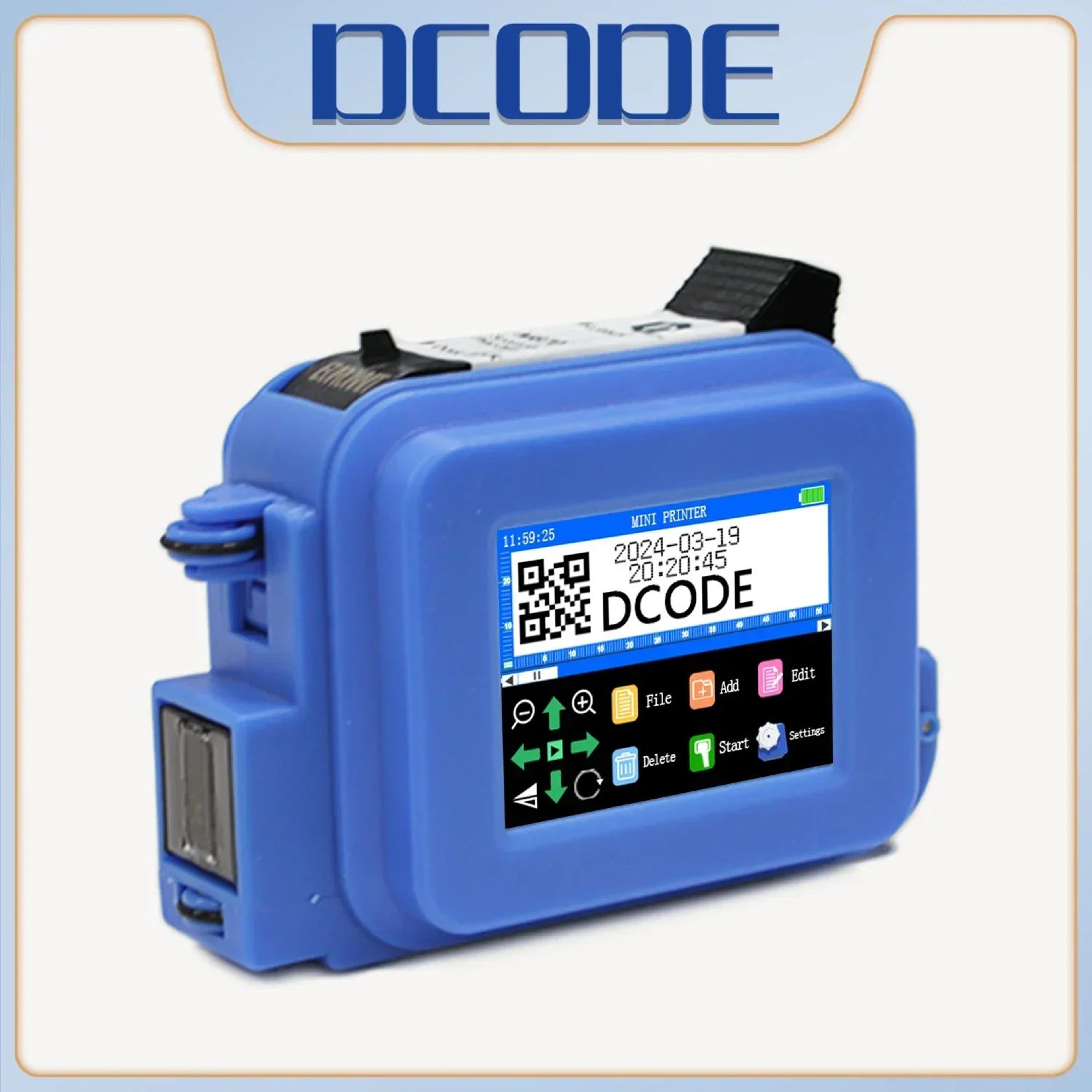 XMINI Portable Handheld Inkjet Coding Printer 3