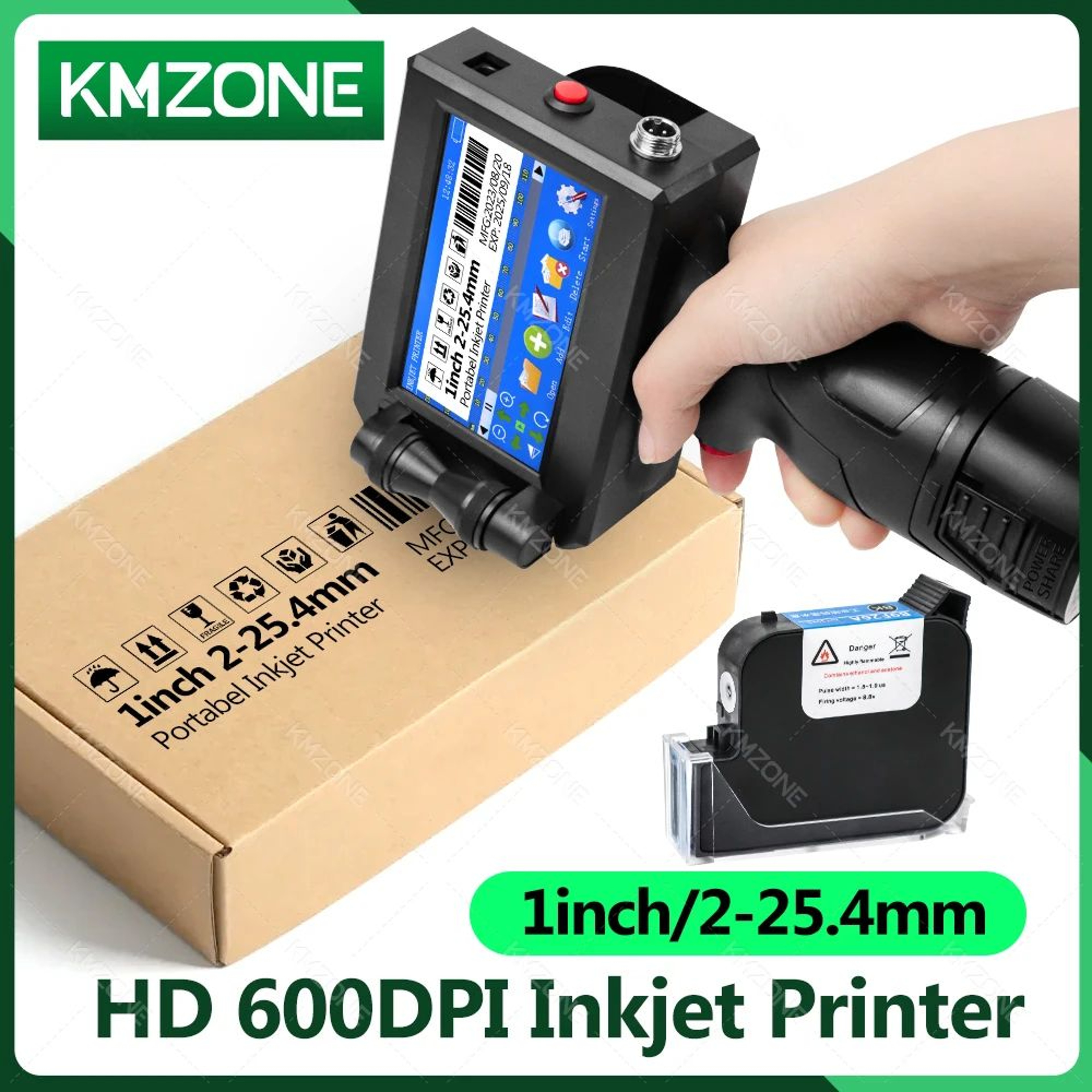 INKP195 Portable Handheld Inkjet Printer 0