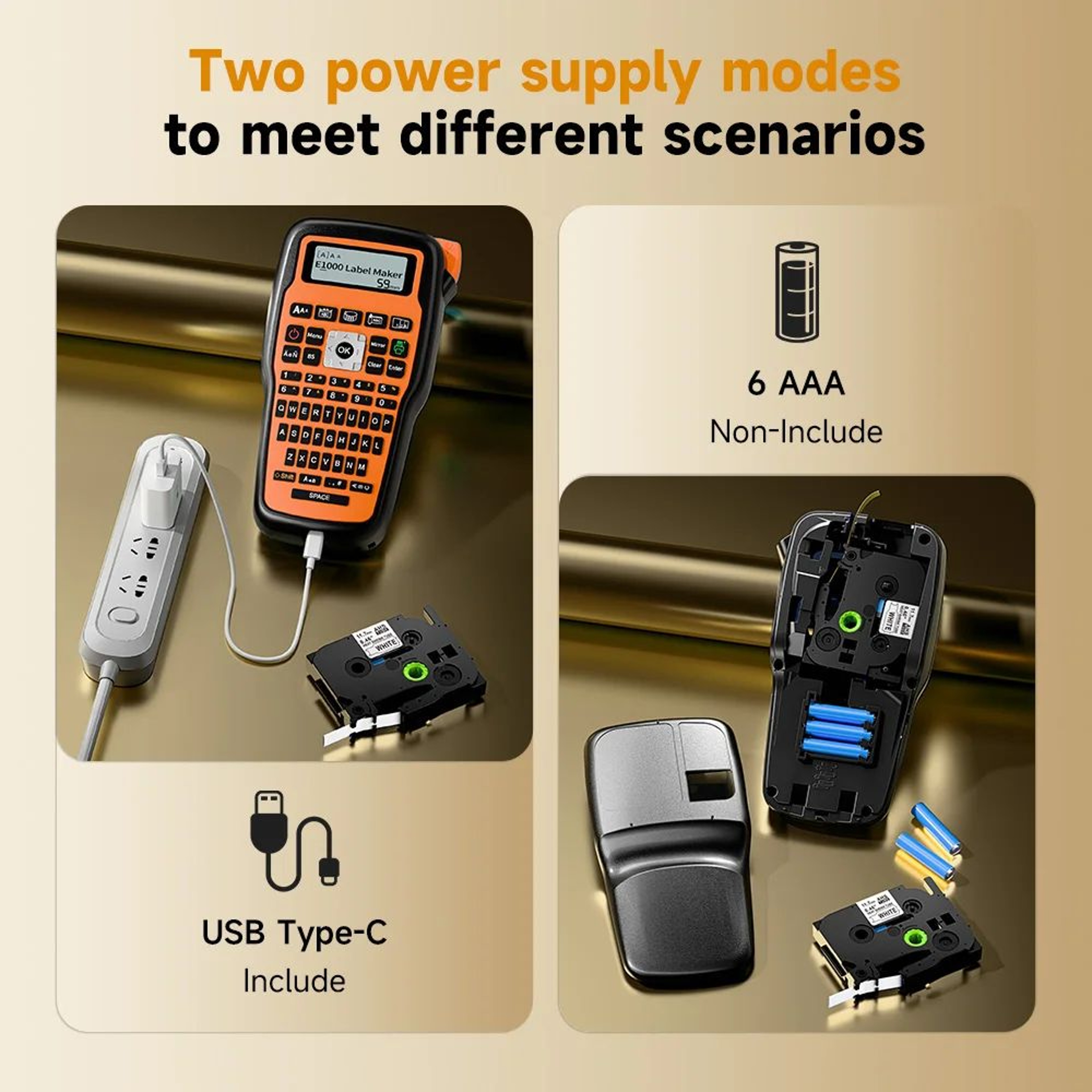 E1000PRO Label Maker Protective Carrying Case 2
