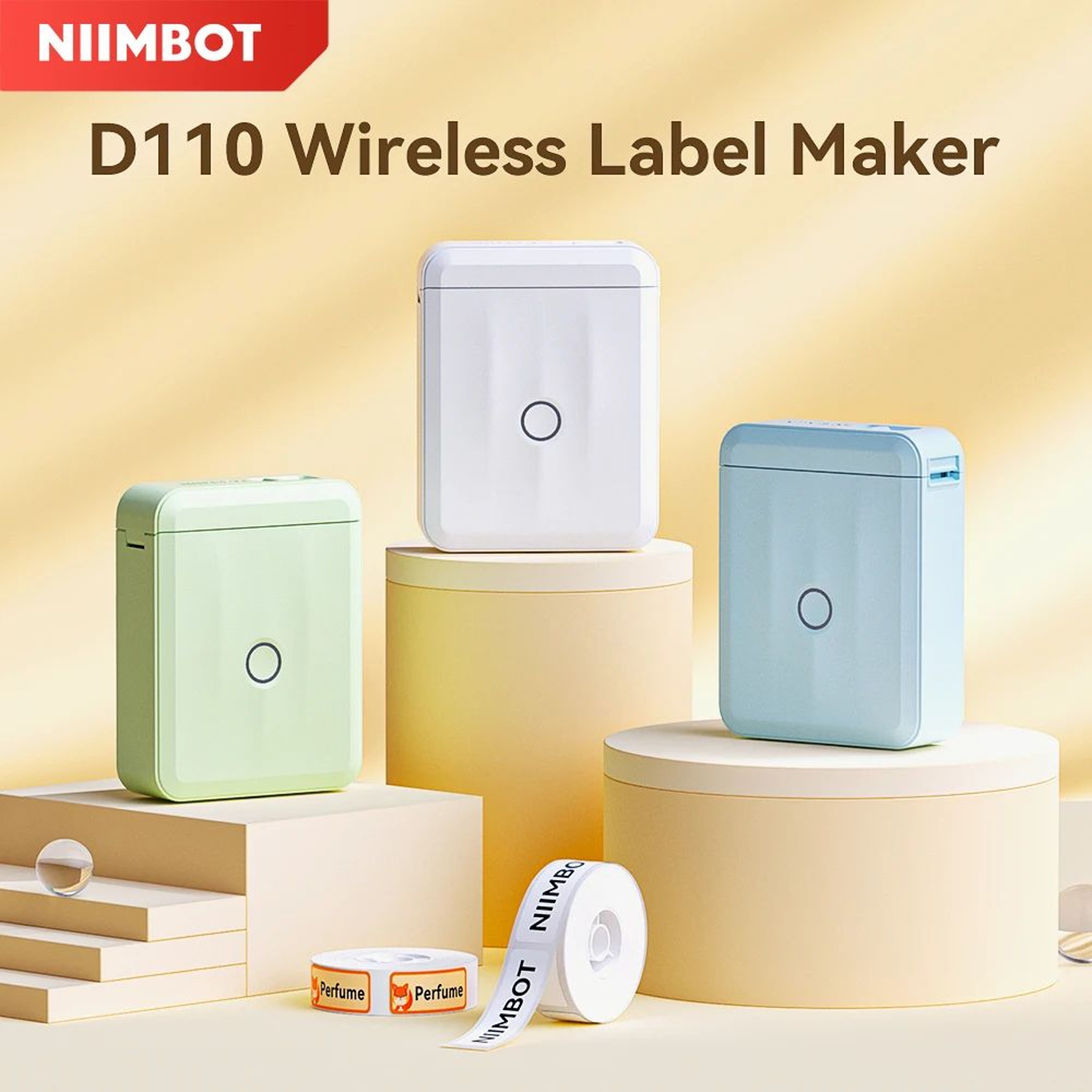 D110 D11 Mini Wireless Label Printer 0