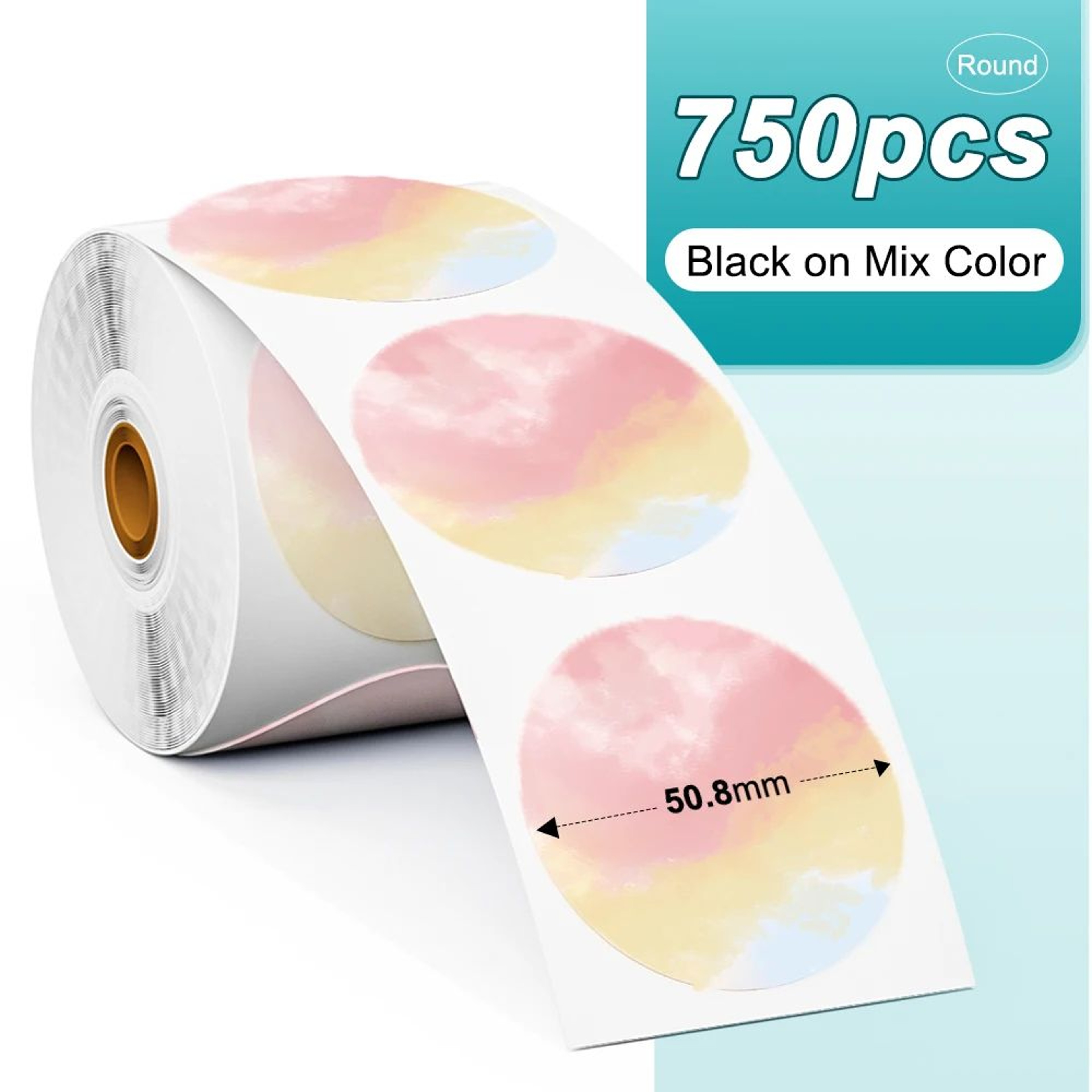 PM241 Colorful Thermal Sticker Labels 25