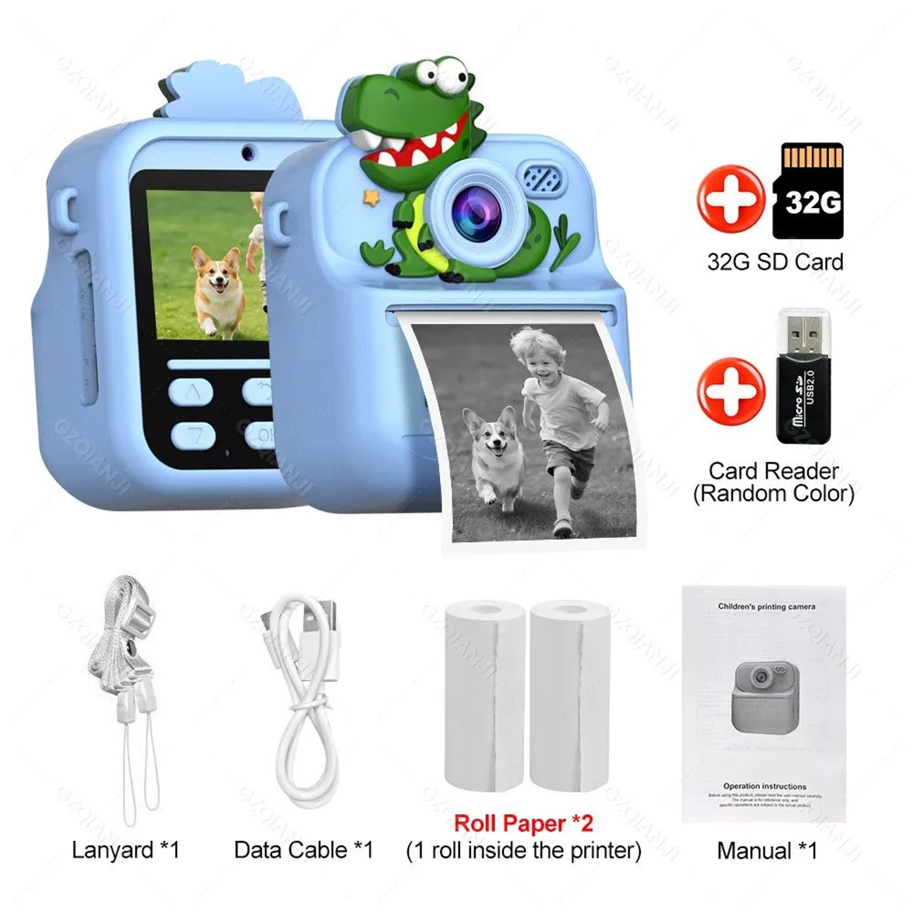 Kids Mini Instant Print Digital Camera 9