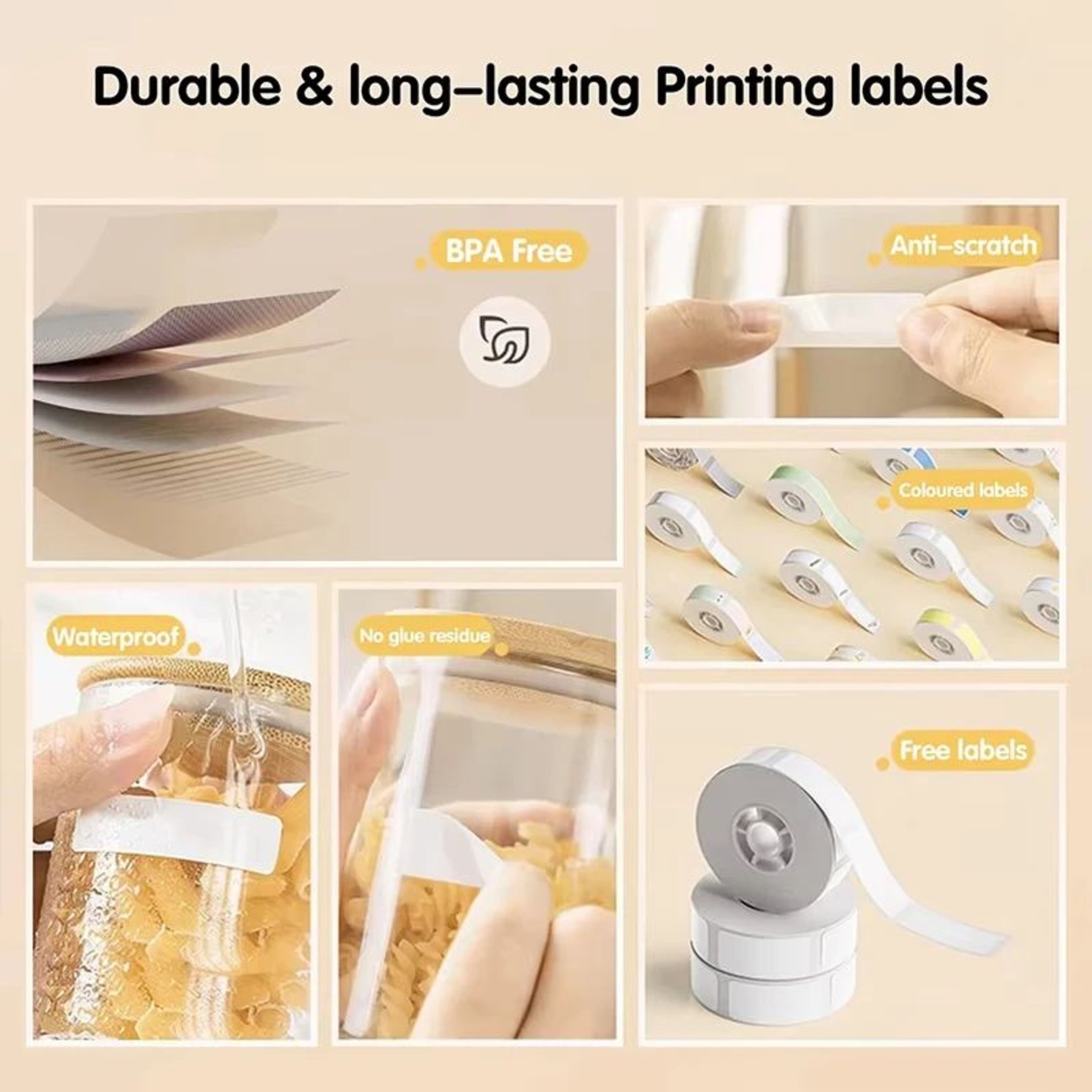 D11 D110 Waterproof Thermal Label Stickers 3