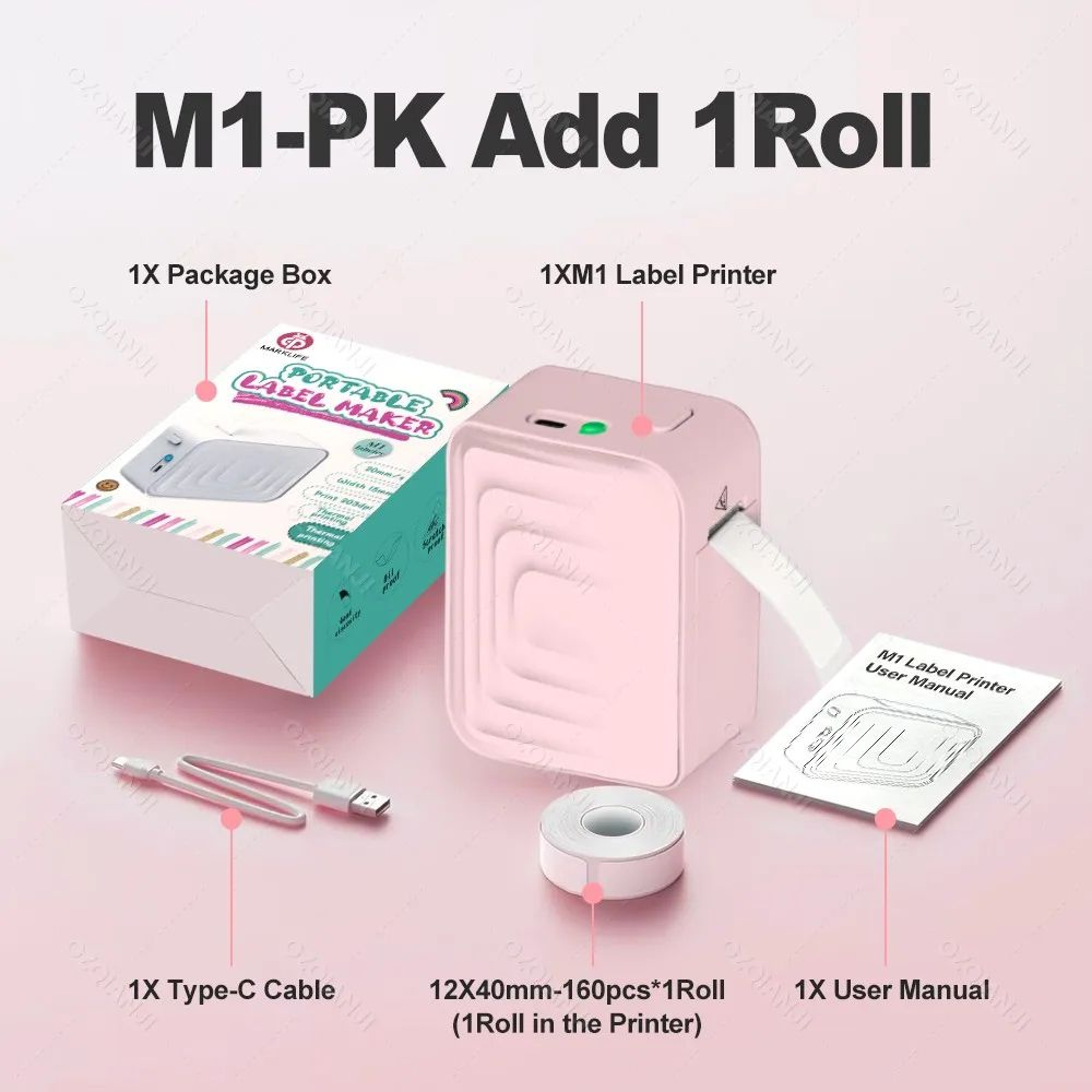 Marklife M1 Mini Bluetooth Label Printer 11