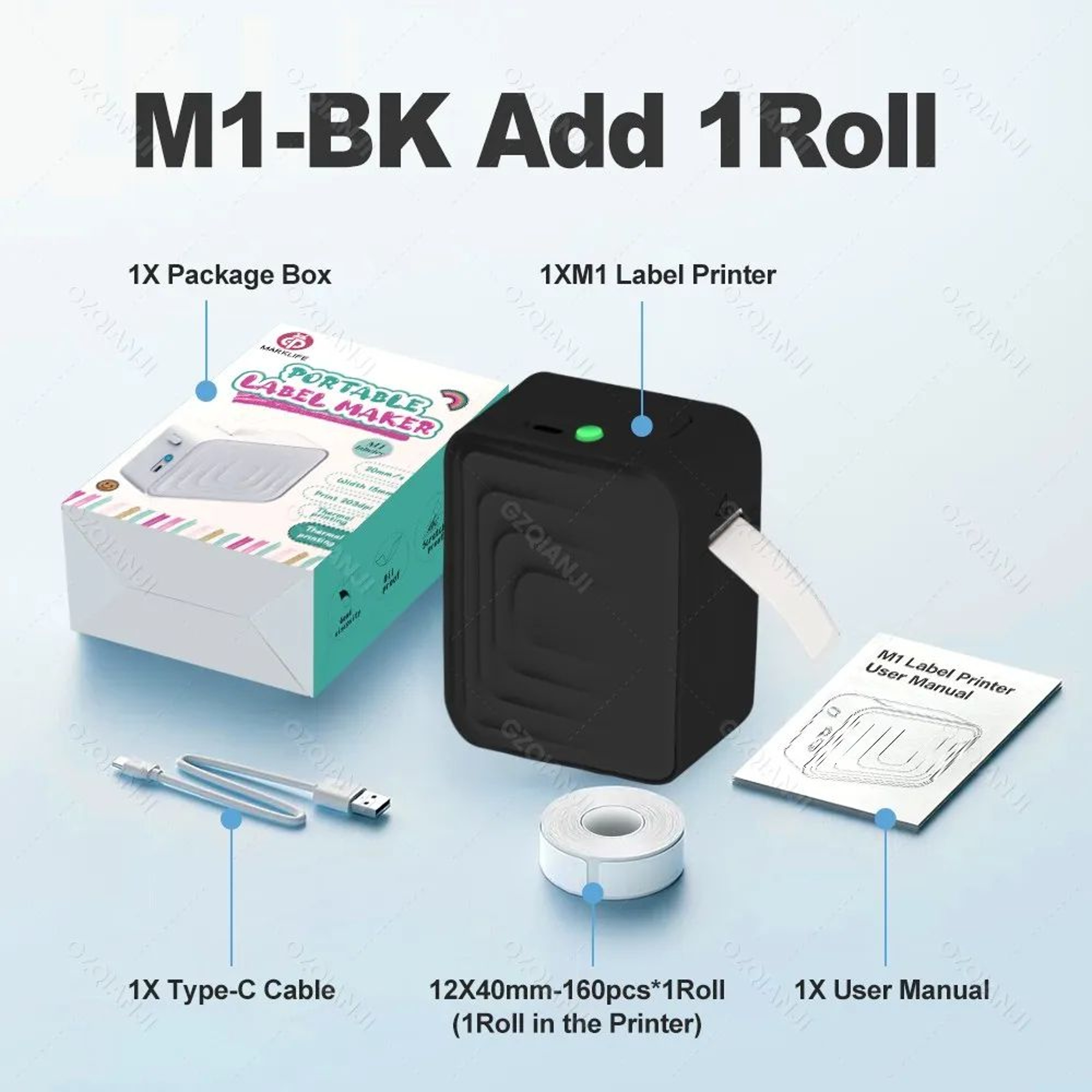 Marklife M1 Mini Bluetooth Label Printer 10