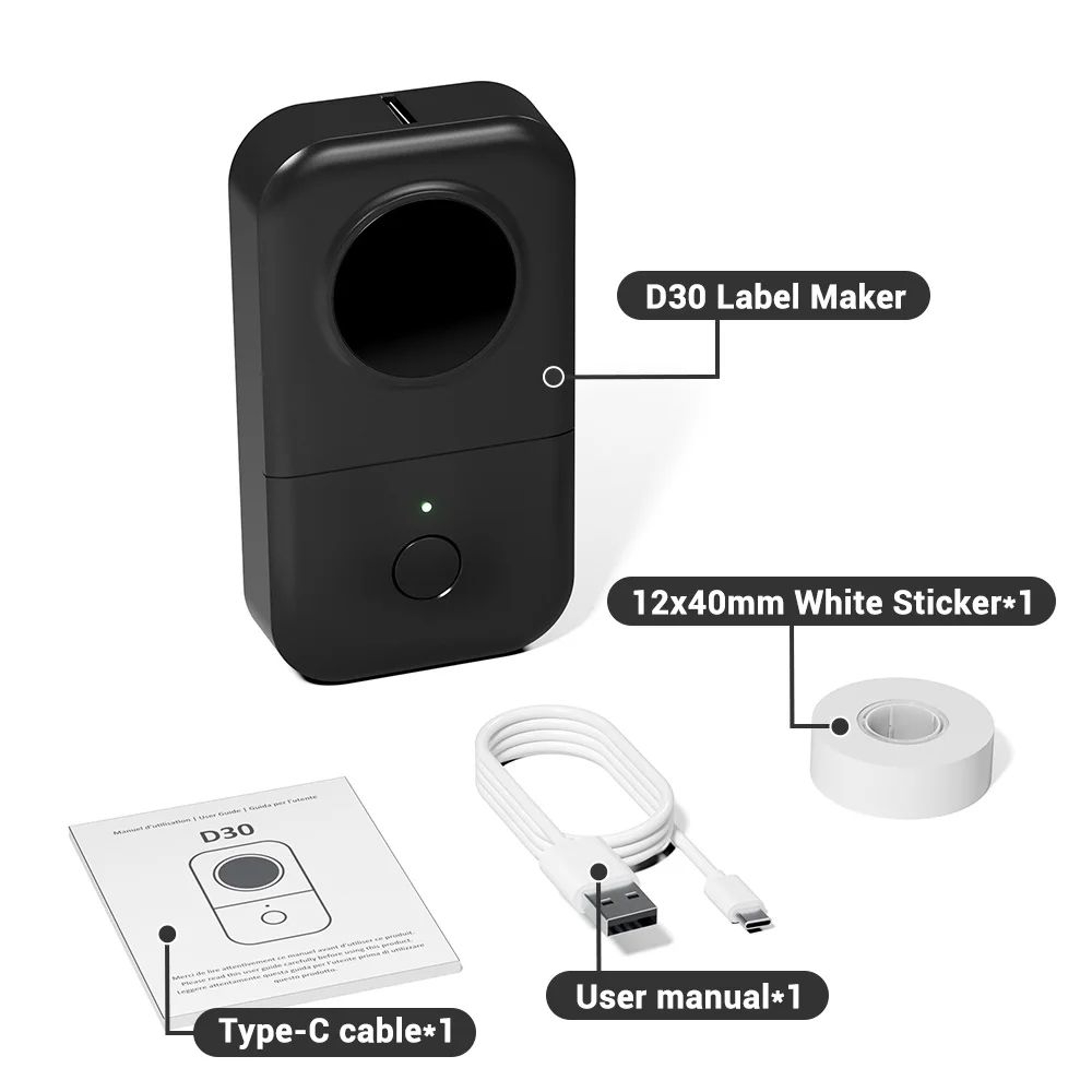Phomemo D30 Mini Bluetooth Label Maker 6