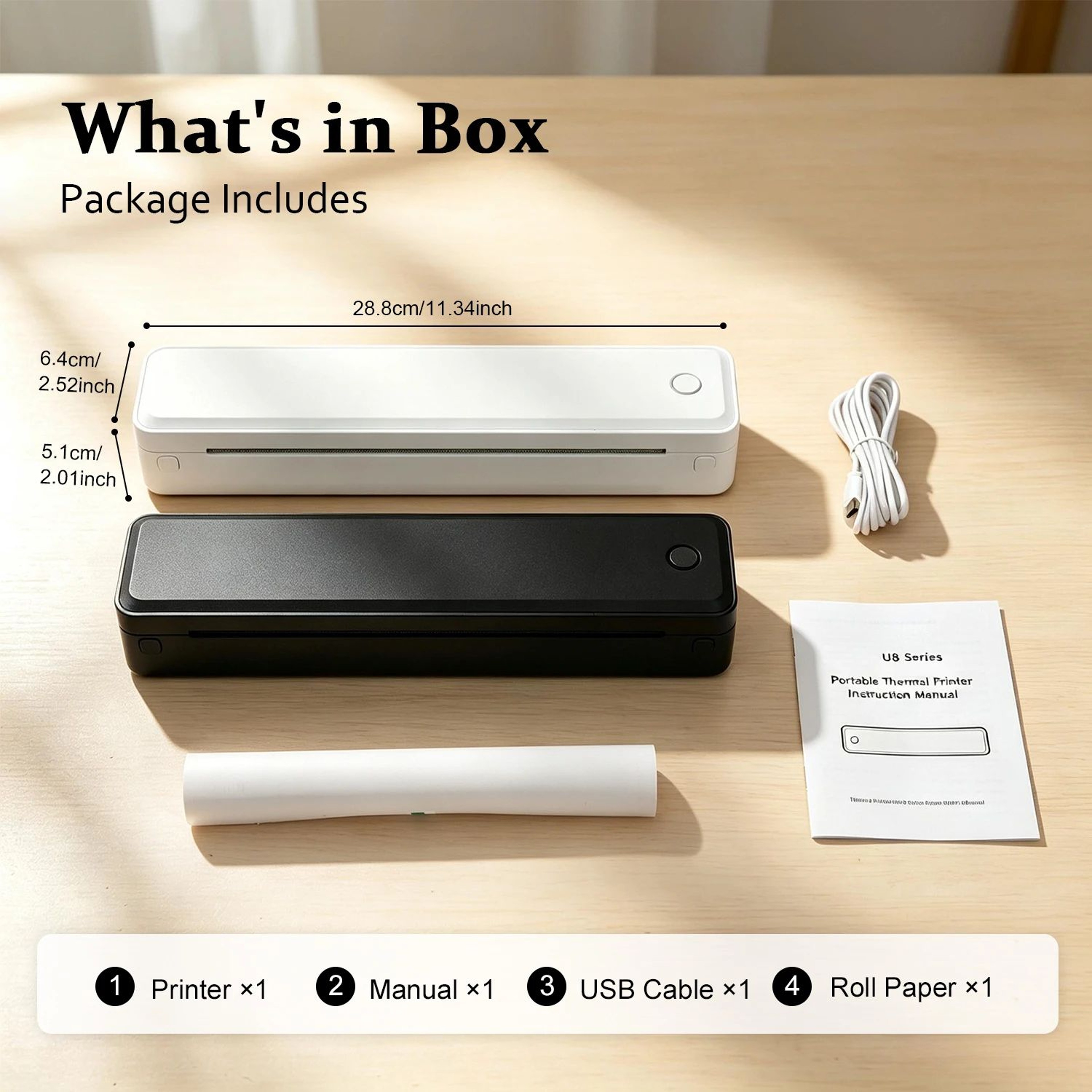 A4 Bluetooth Portable Document Printer 0