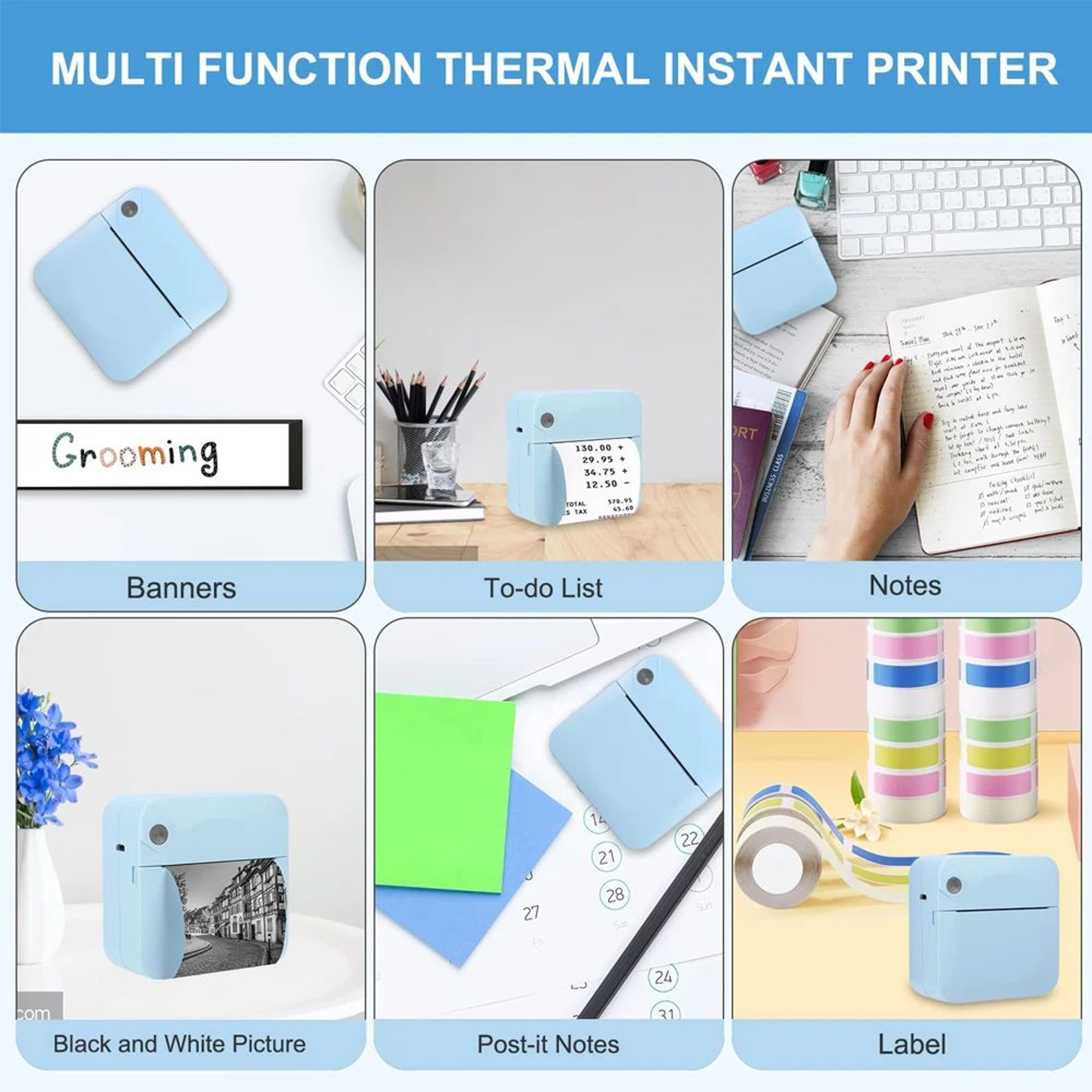 Mini Wireless Pocket Sticker Printer 3