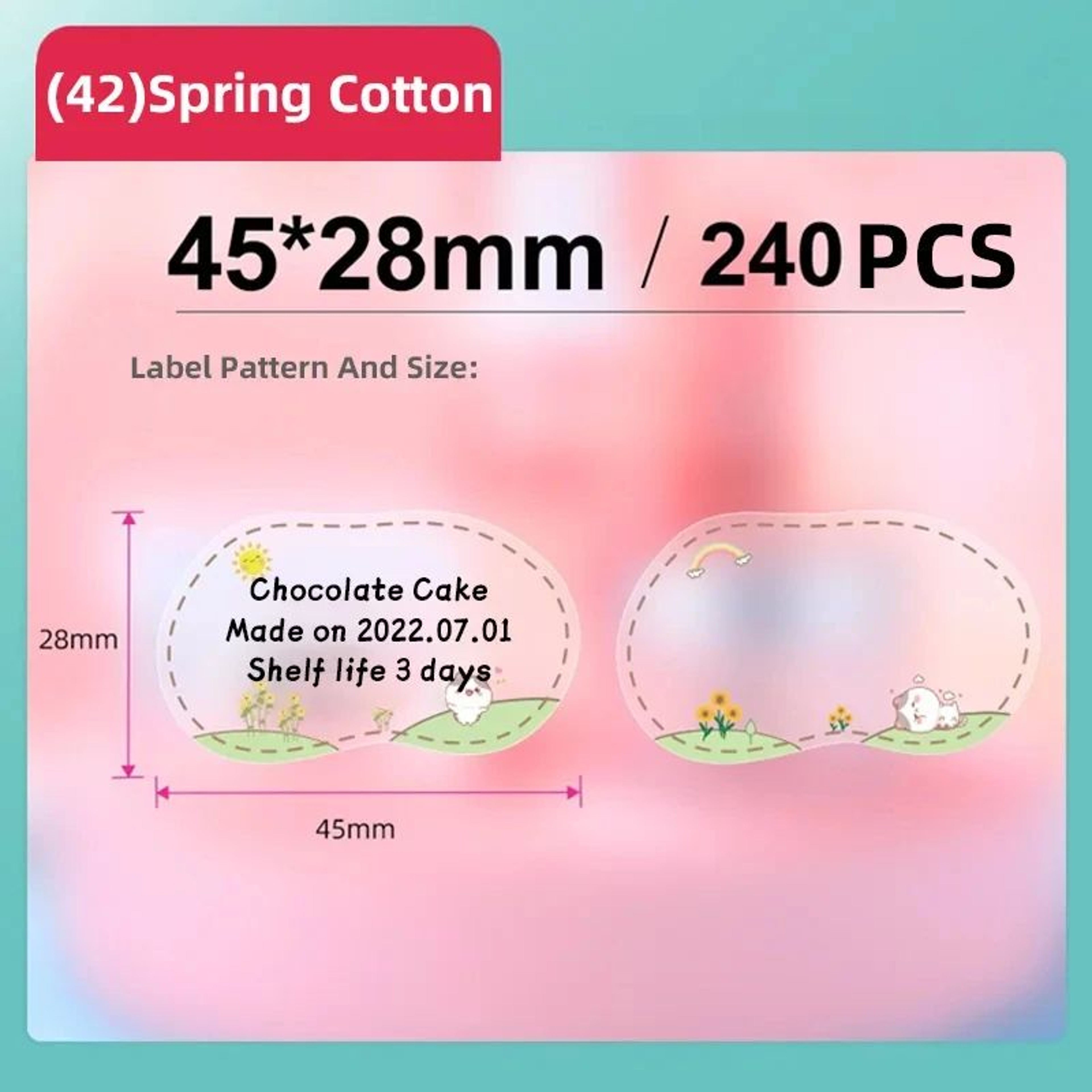Niimbot Transparent Waterproof Label Stickers 6