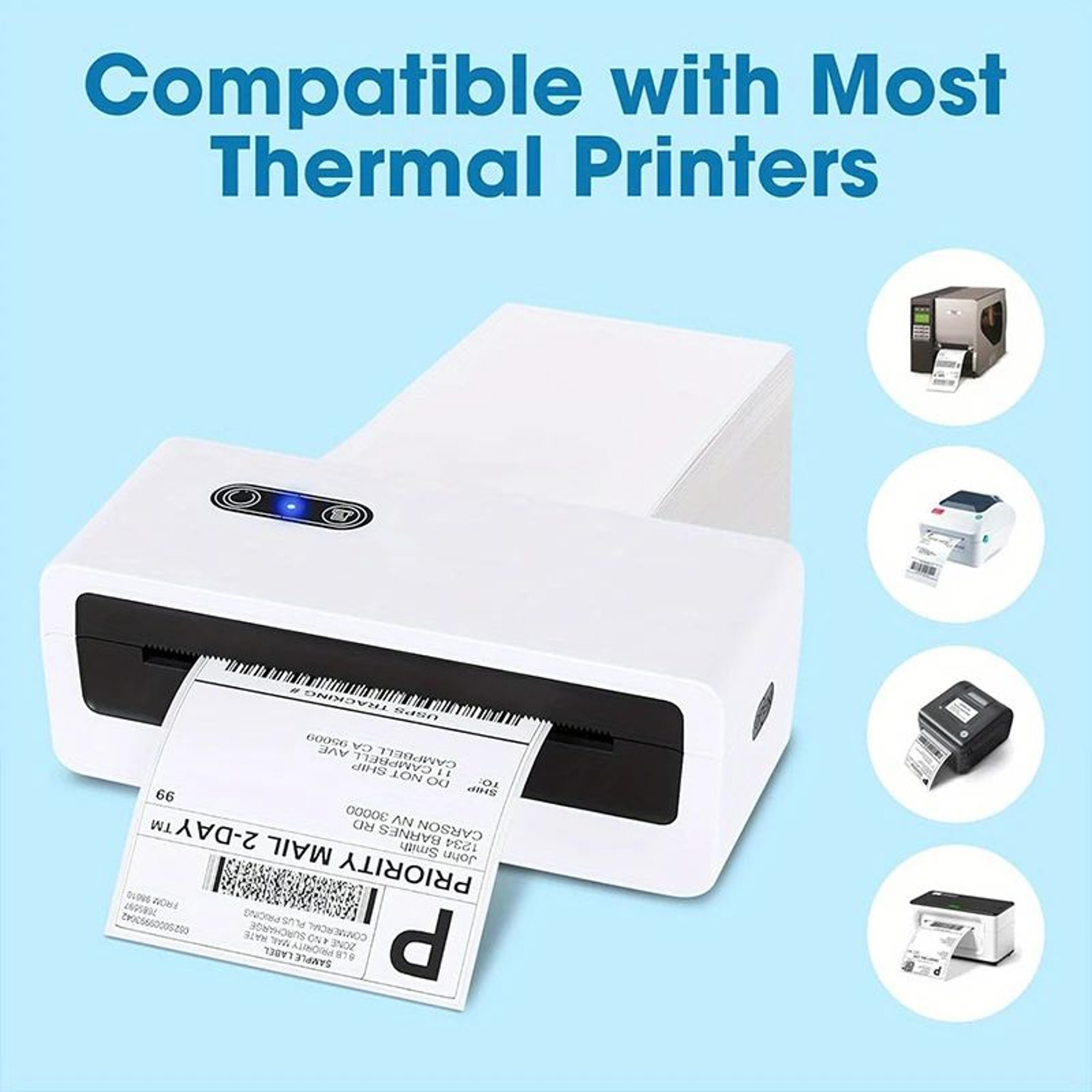 Thermal Shipping Labels 100 Or 500 Pack 3