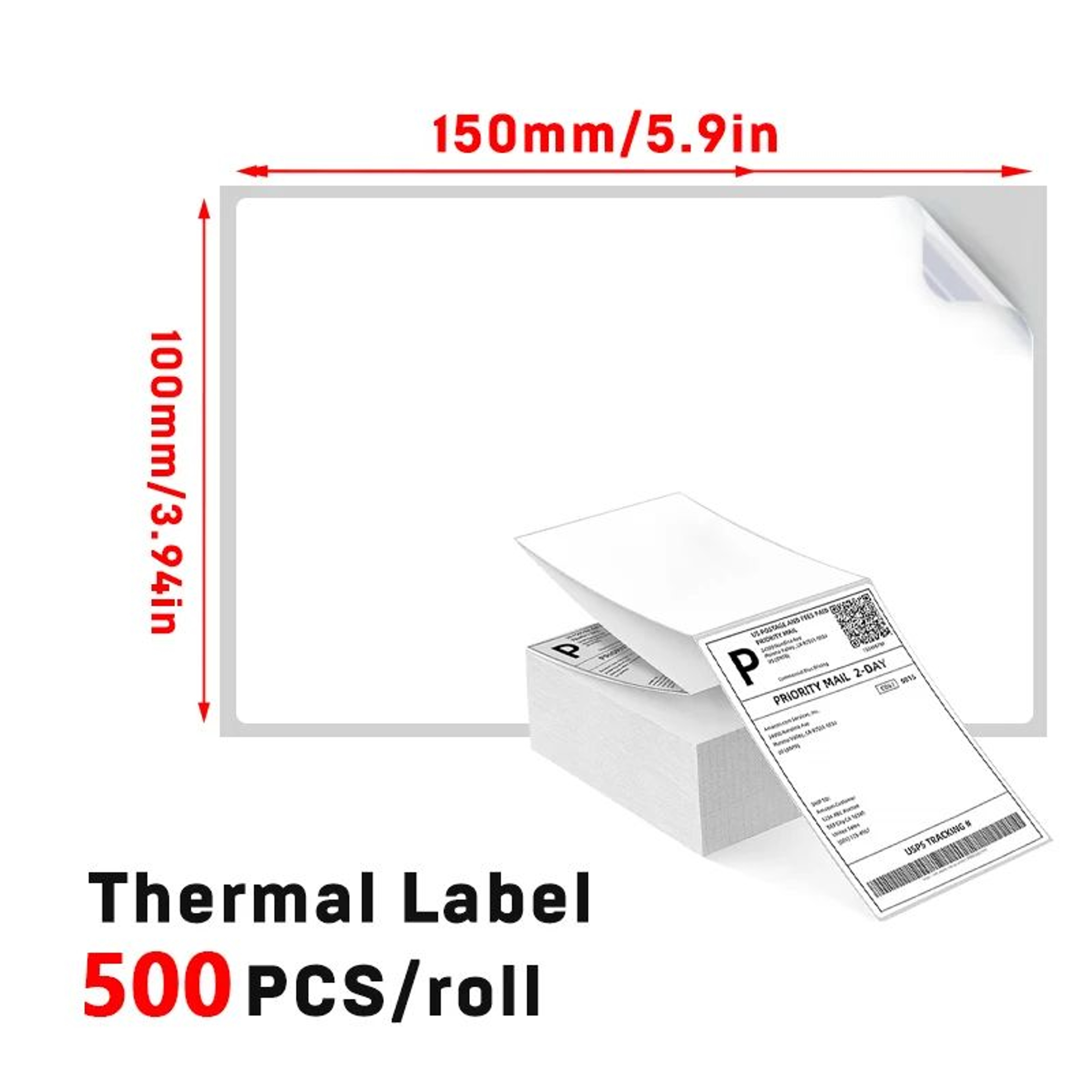 Thermal Shipping Labels 100 Or 500 Pack 7