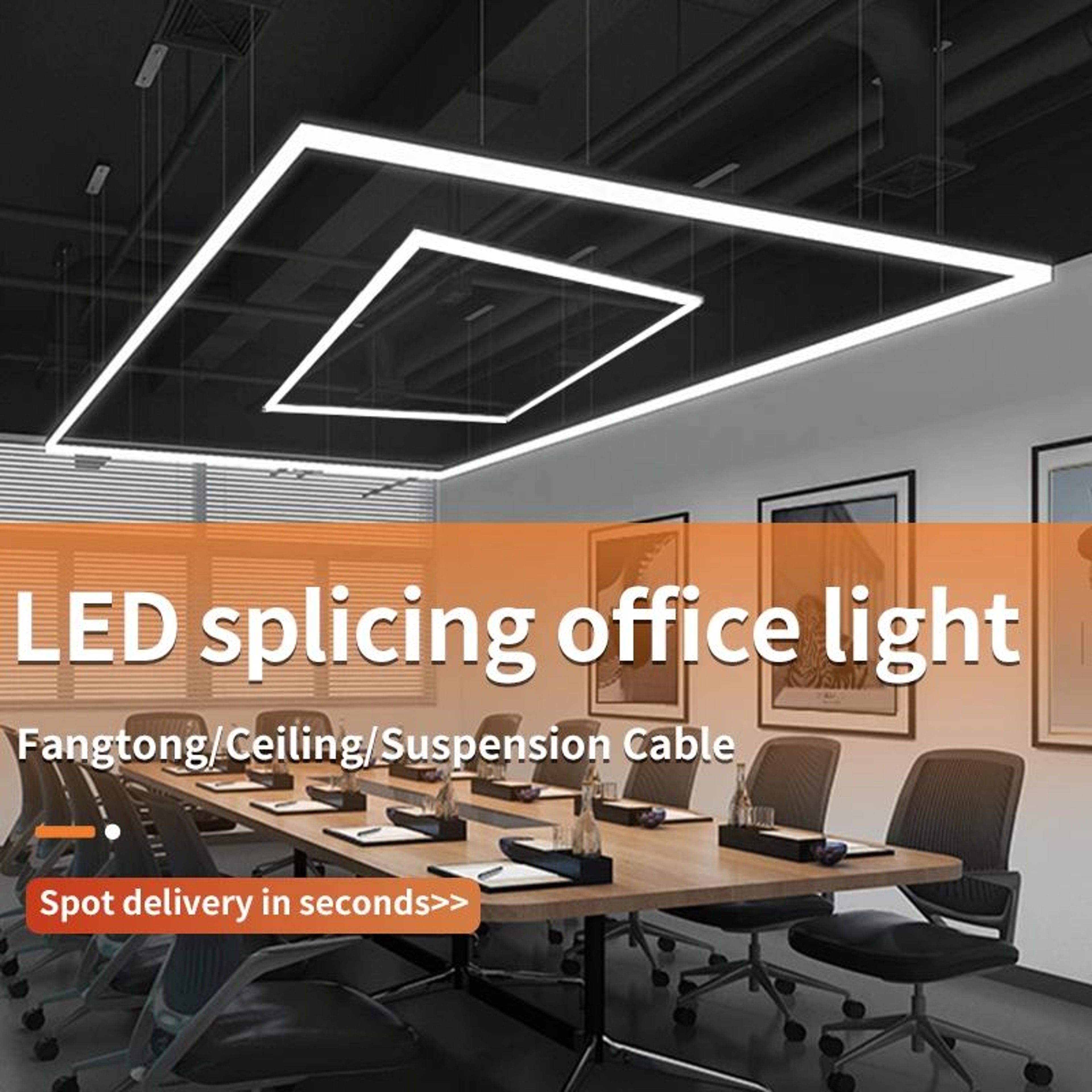 Modern LED Linear Pendant Light 5