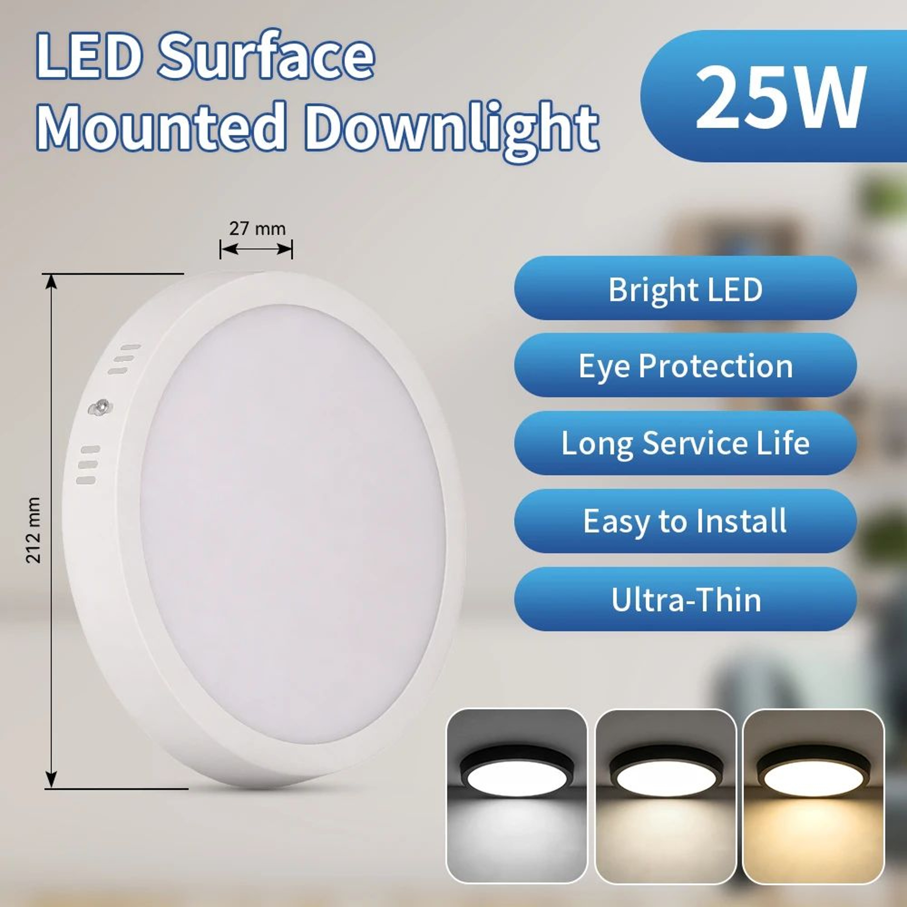 Ultra Thin LED Ceiling Light 9