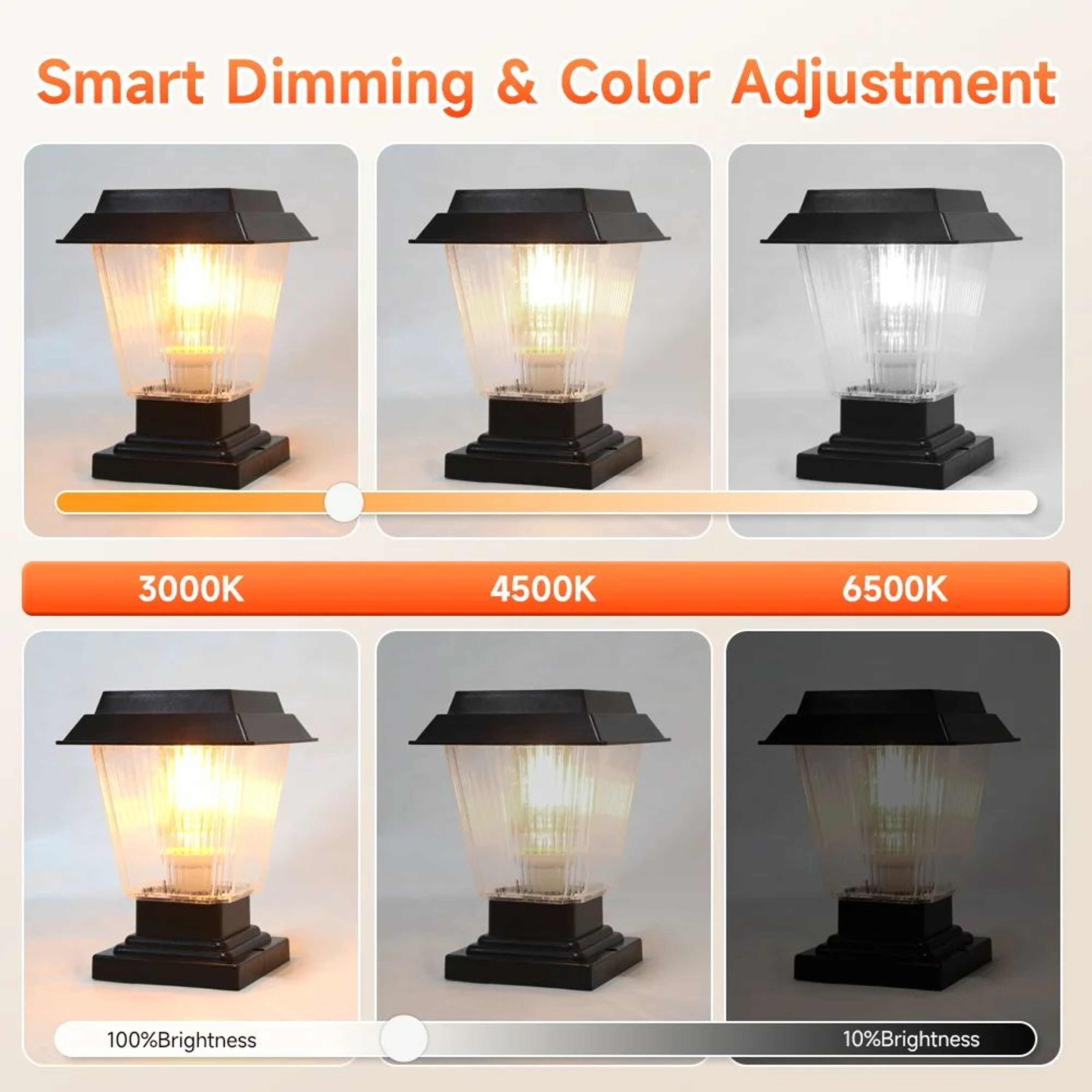 Solar LED Outdoor Pillar Light 5