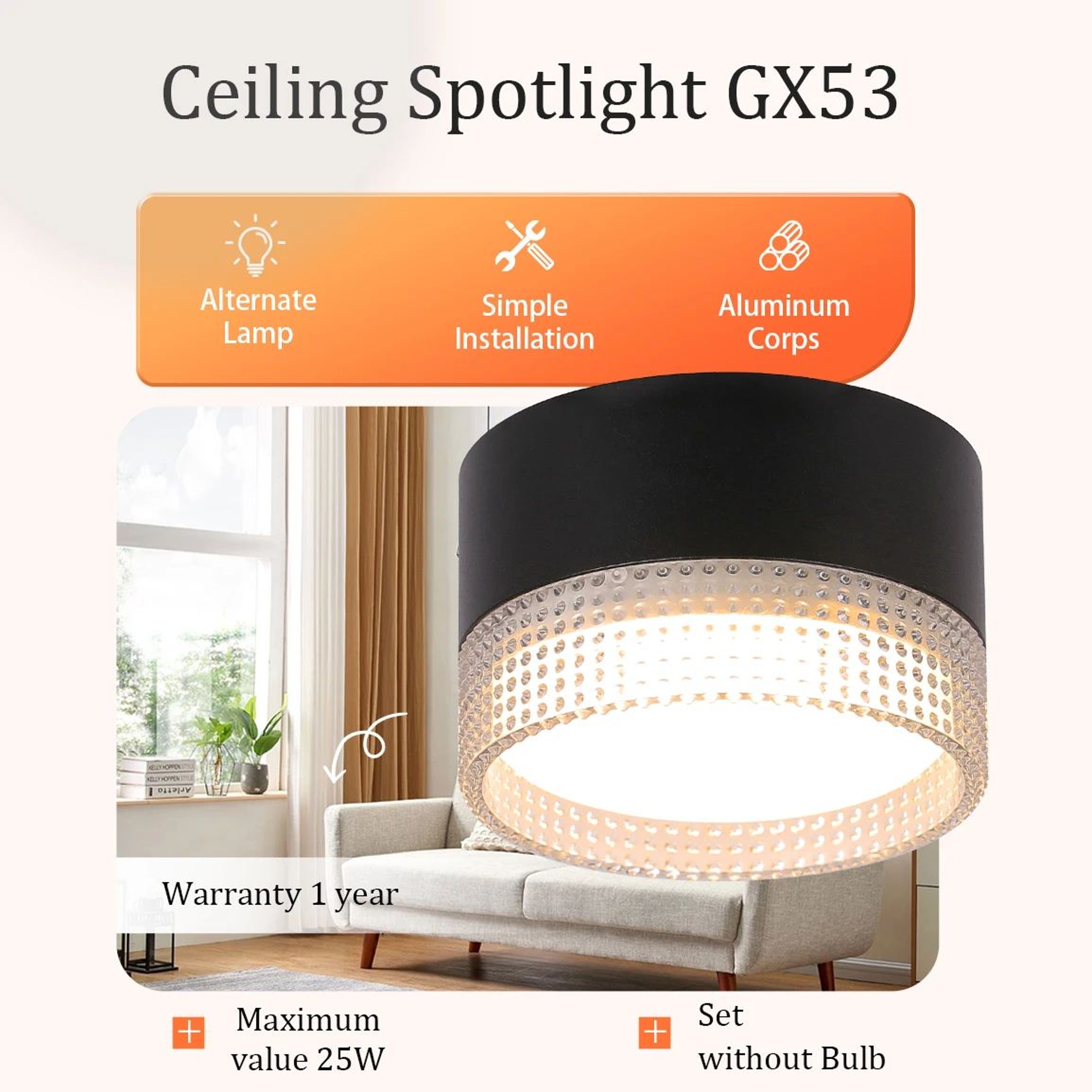 GX53 LED Ceiling Downlight 2