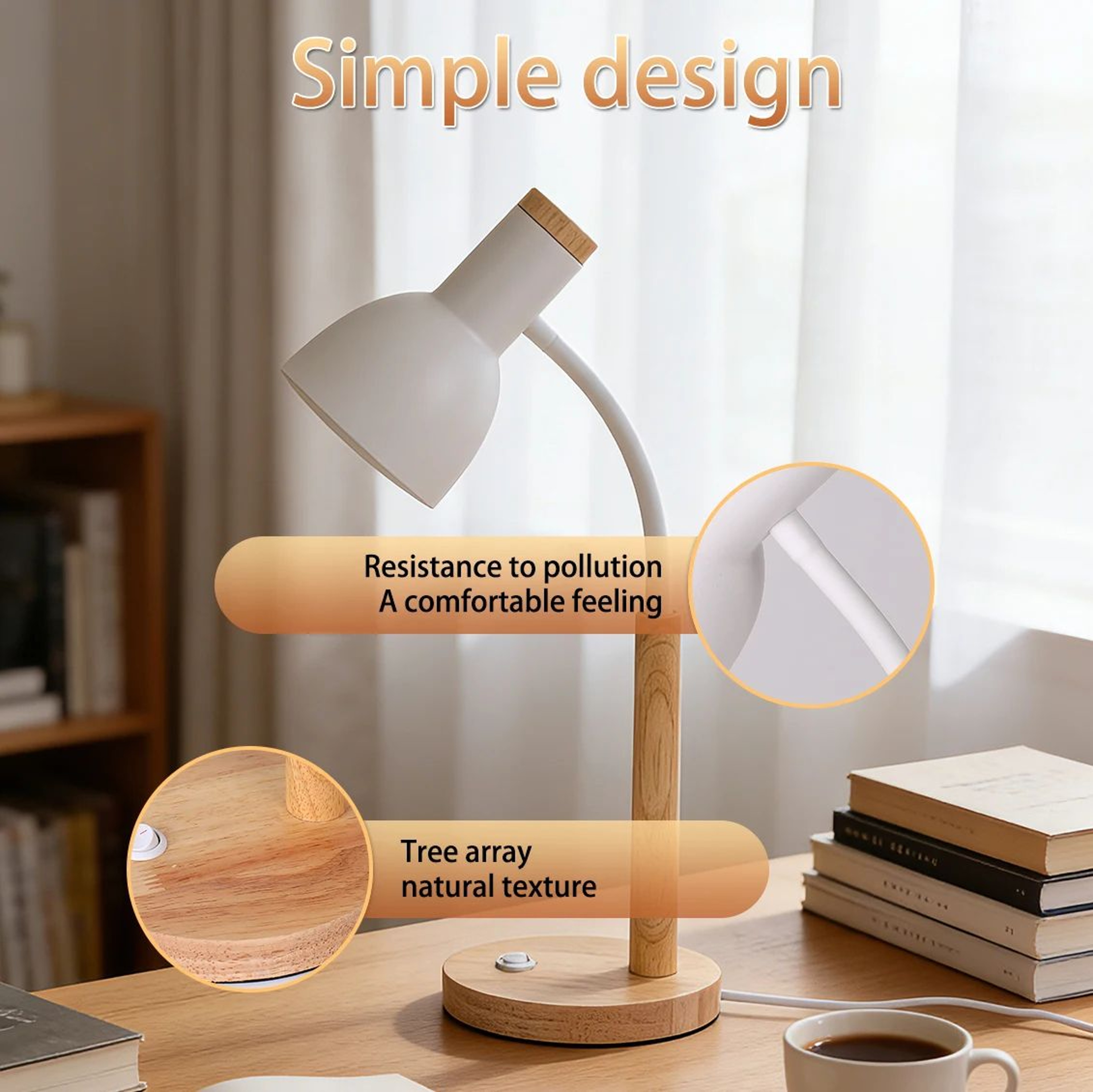 Modern LED Desk Lamp E27 2