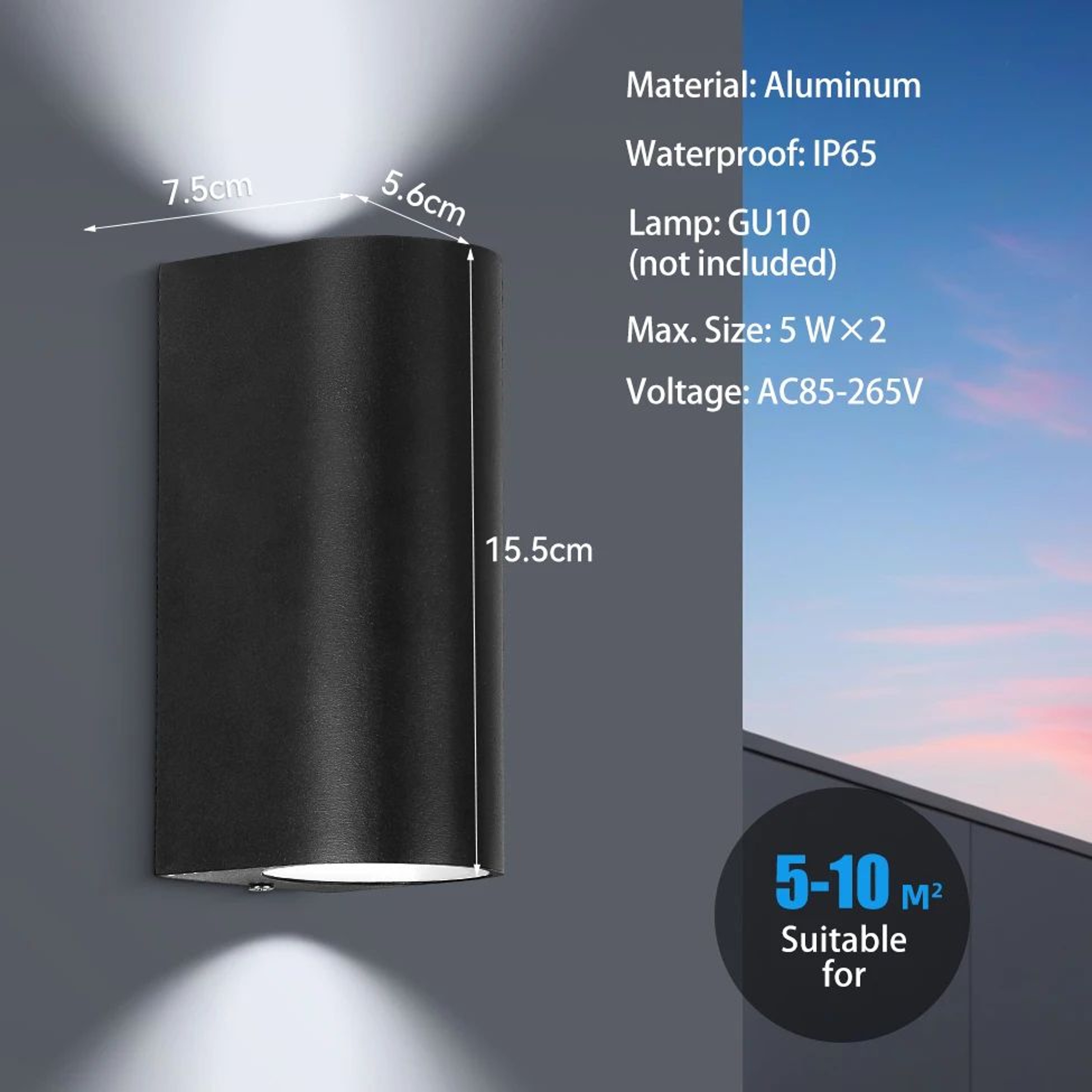 Waterproof Outdoor Wall Lamp 4
