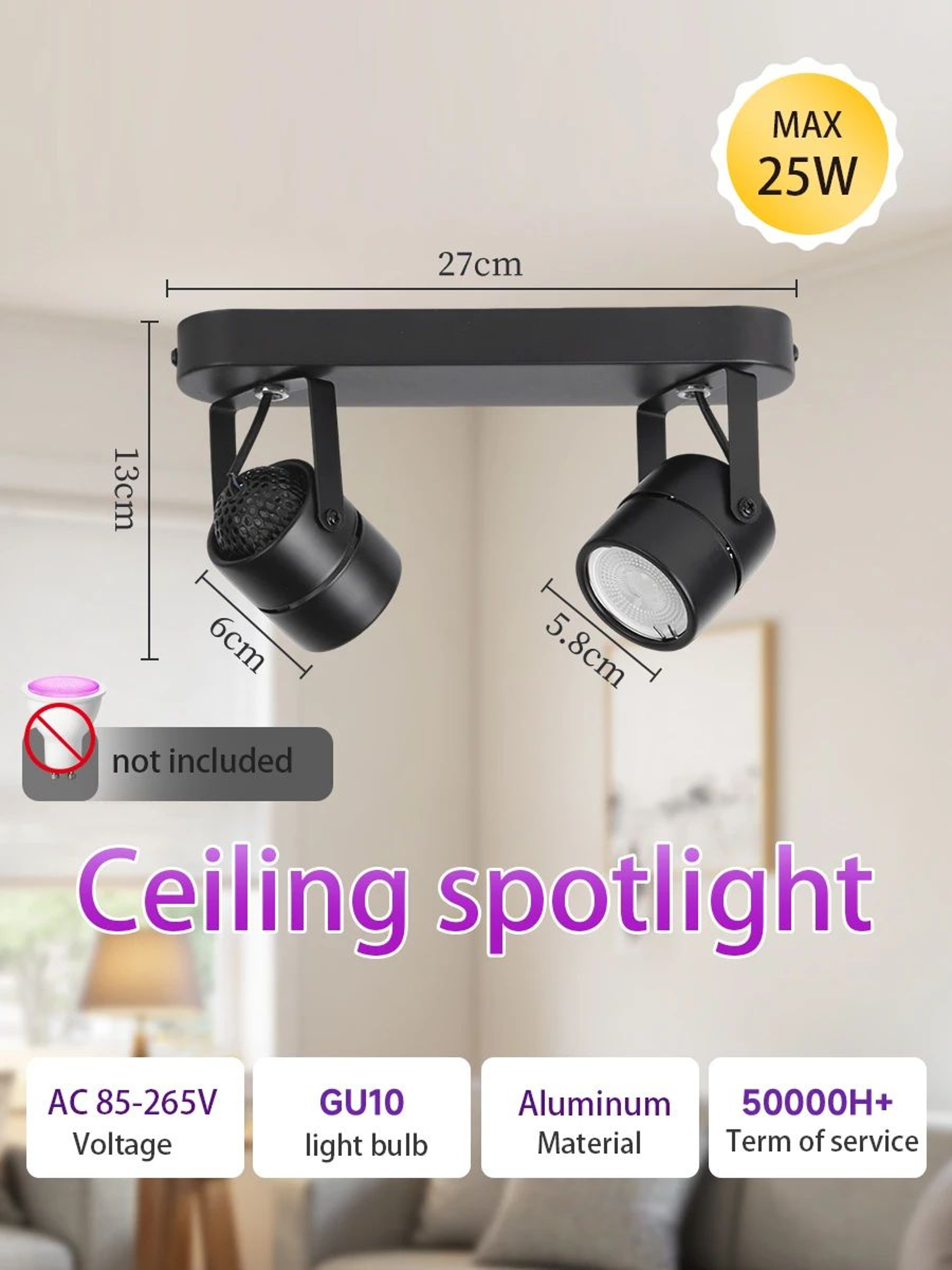Modern LED Track Ceiling Spotlight 7