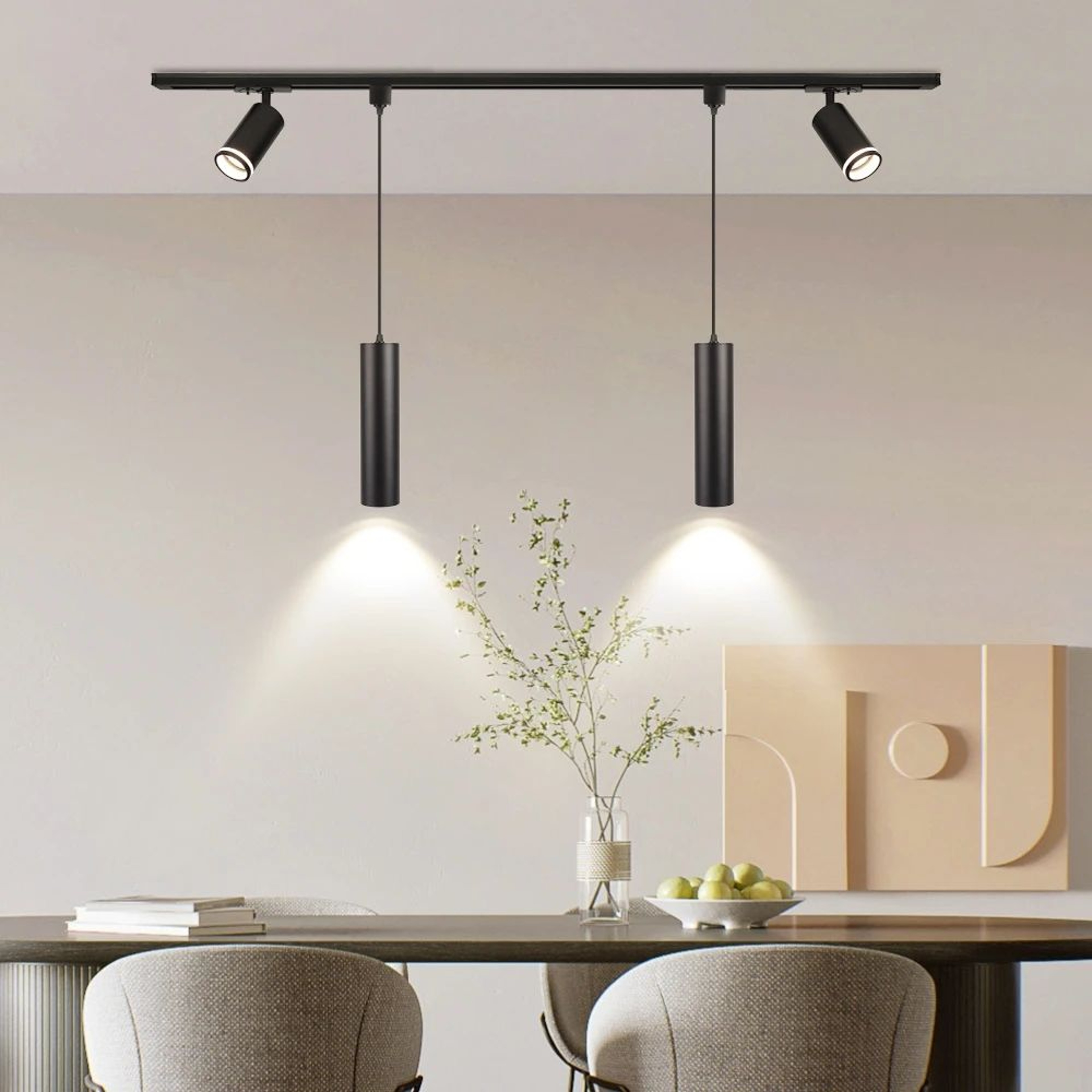 Modern LED Track Pendant Light 2