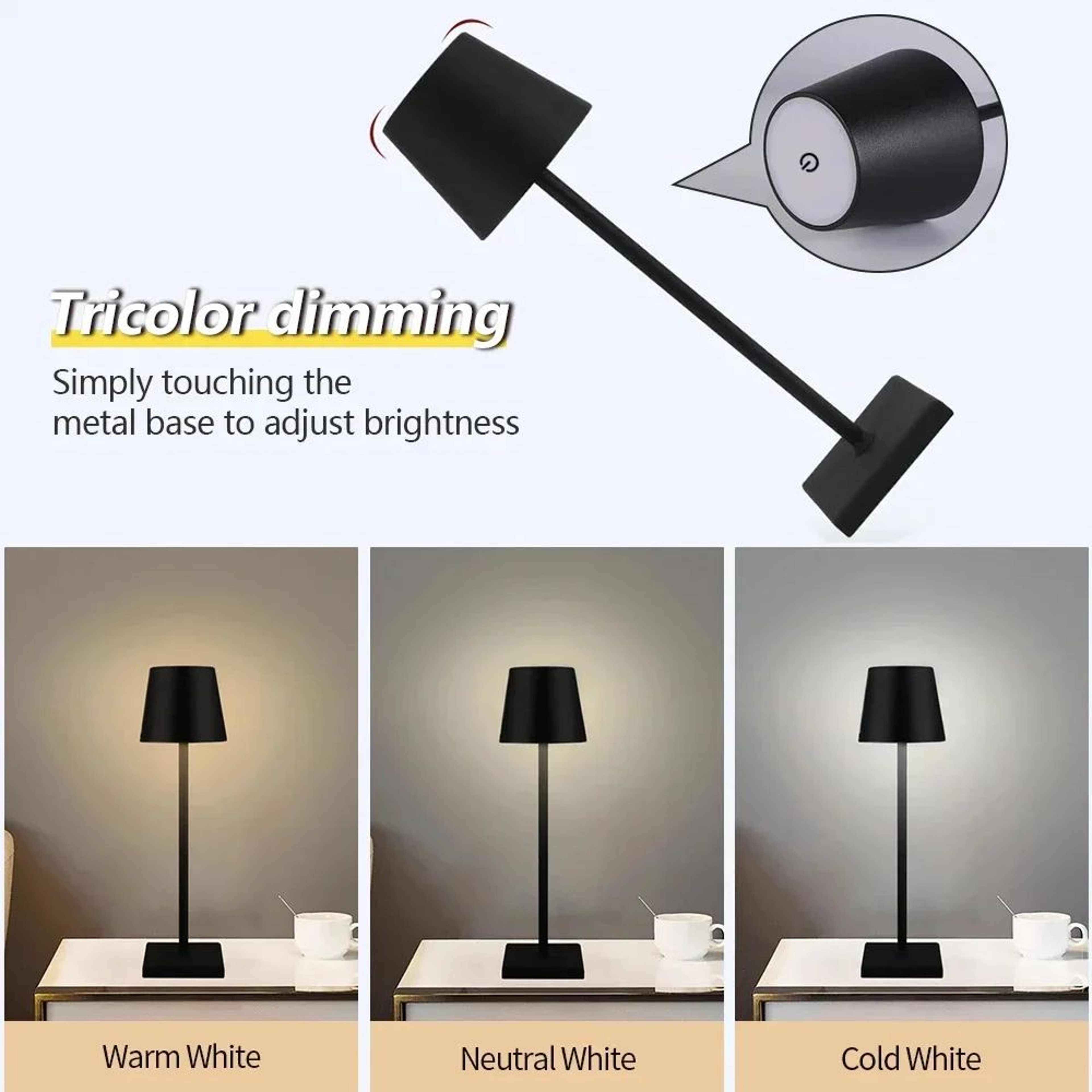 Modern Rechargeable LED Table Lamp 3