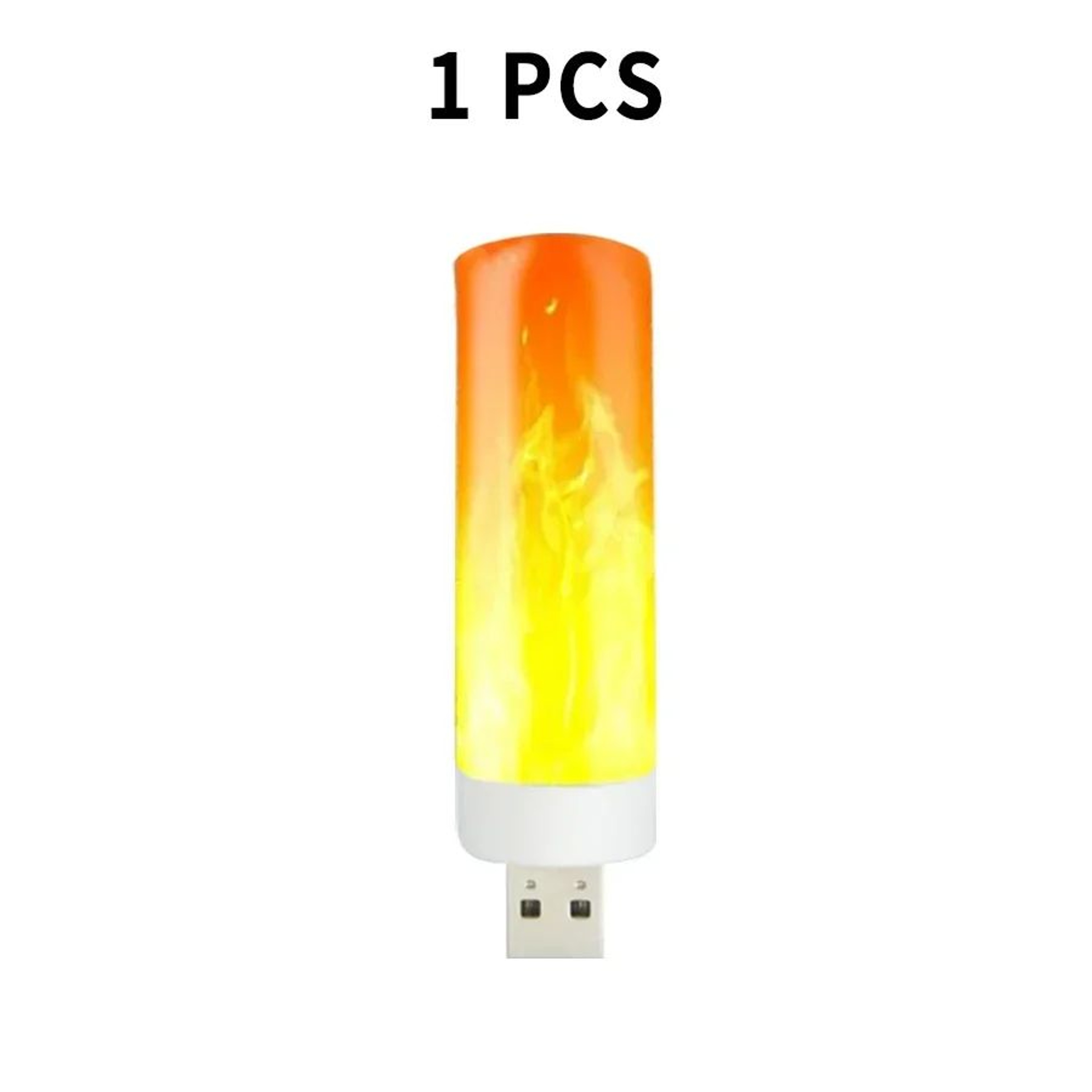USB LED Flickering Flame Light 6