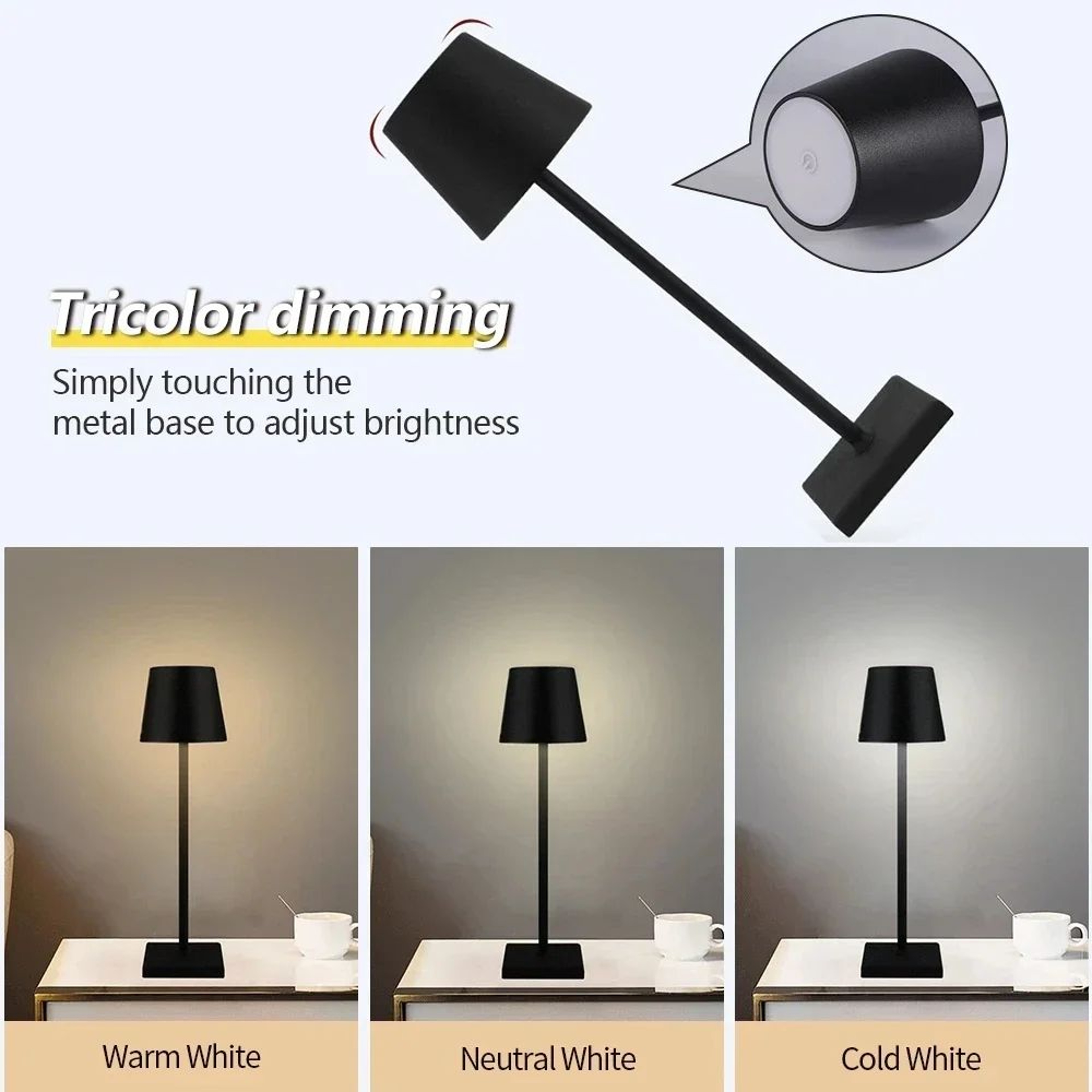 Wireless Touch Control LED Table Lamp 2