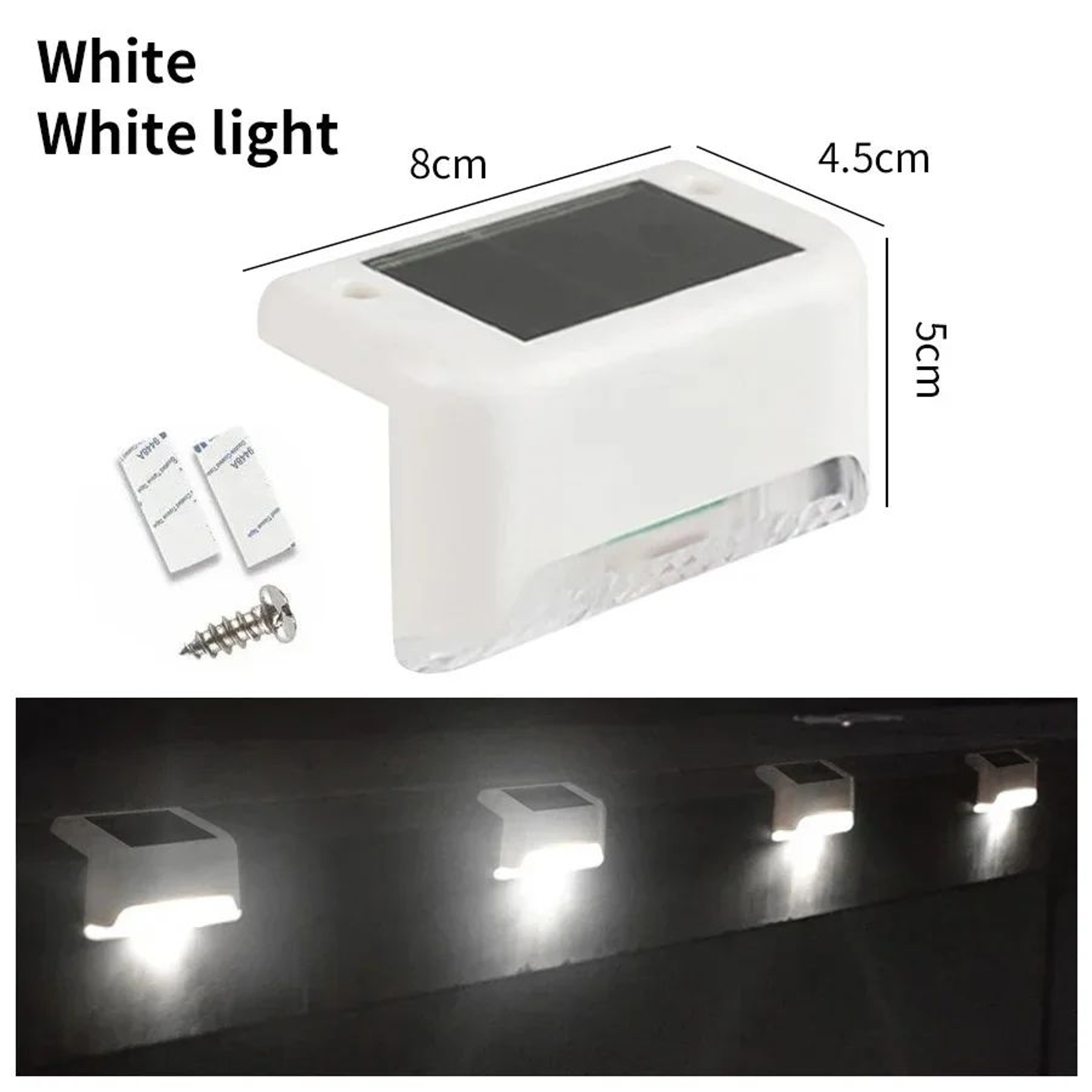 Waterproof Solar LED Deck Lights 14