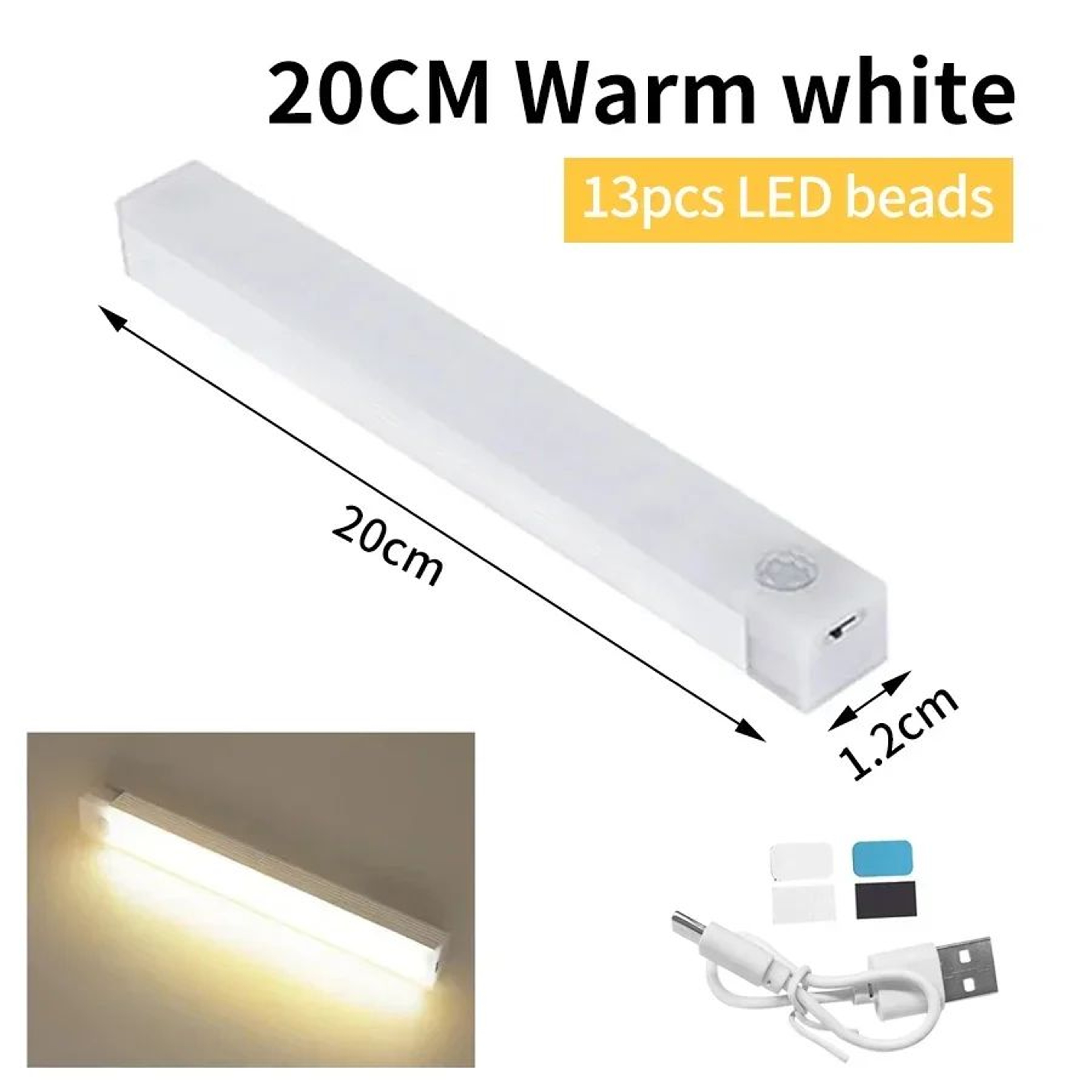 Wireless Rechargeable LED Cabinet Light 9