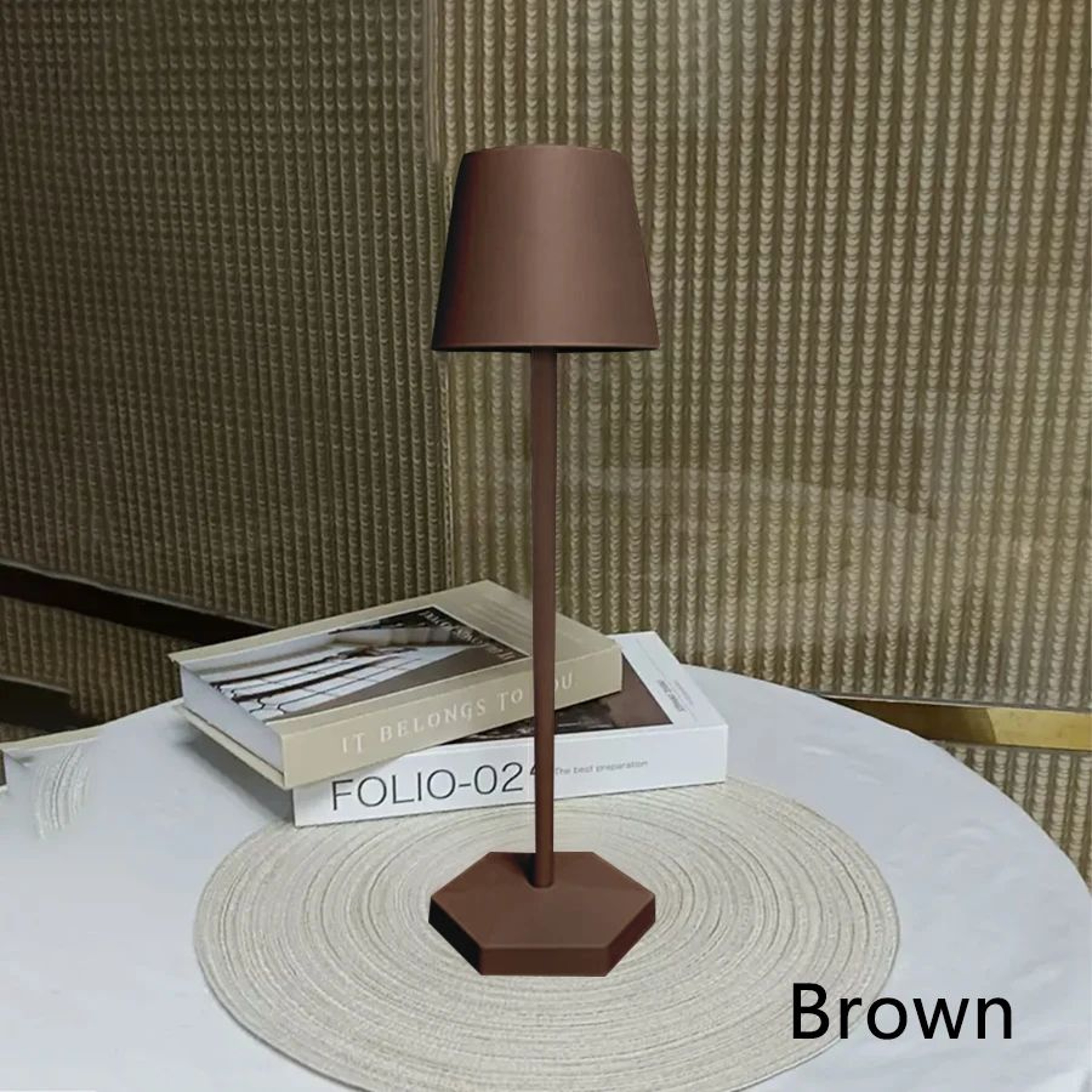 Wireless 3 Color LED Touch Table Lamp 7