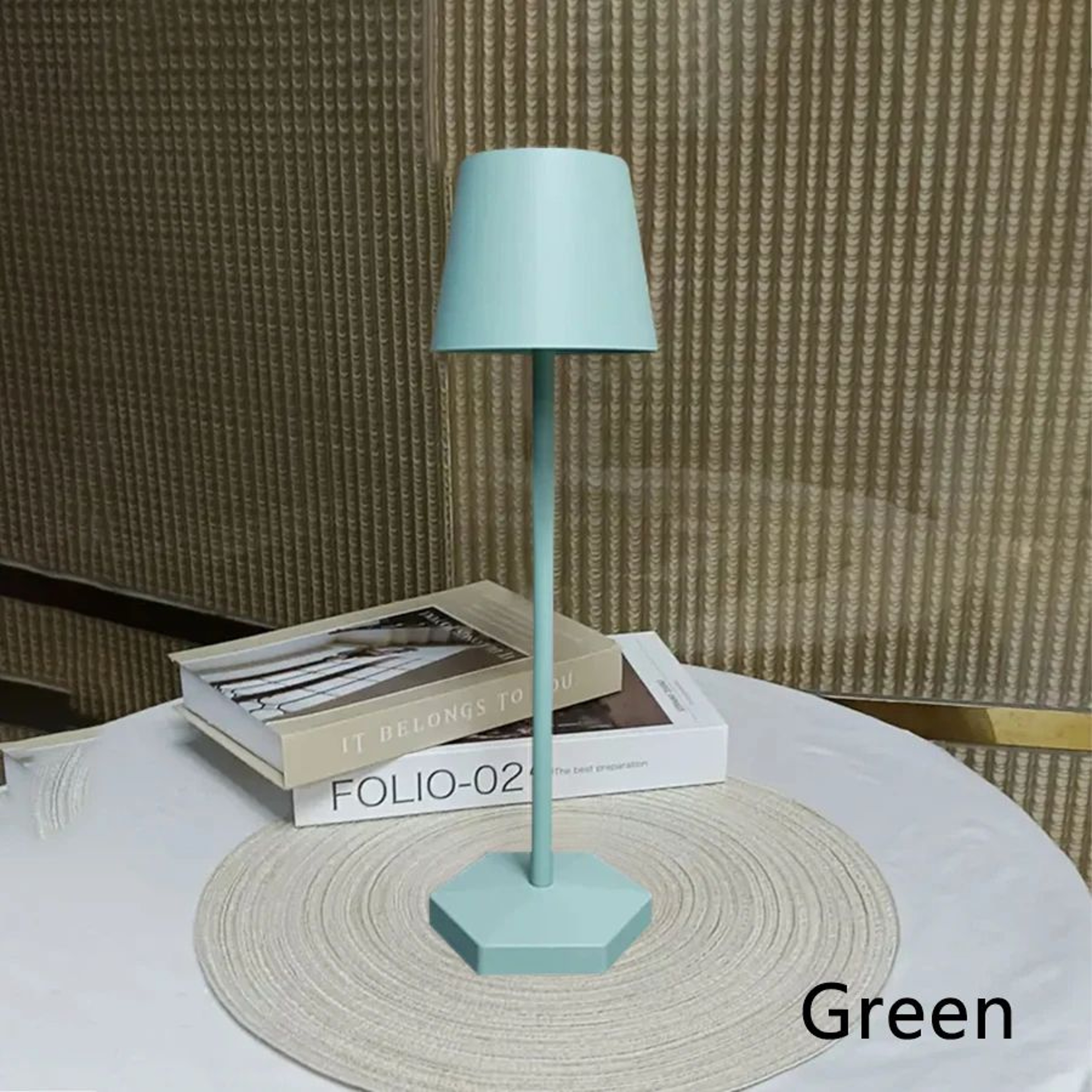 Wireless 3 Color LED Touch Table Lamp 9